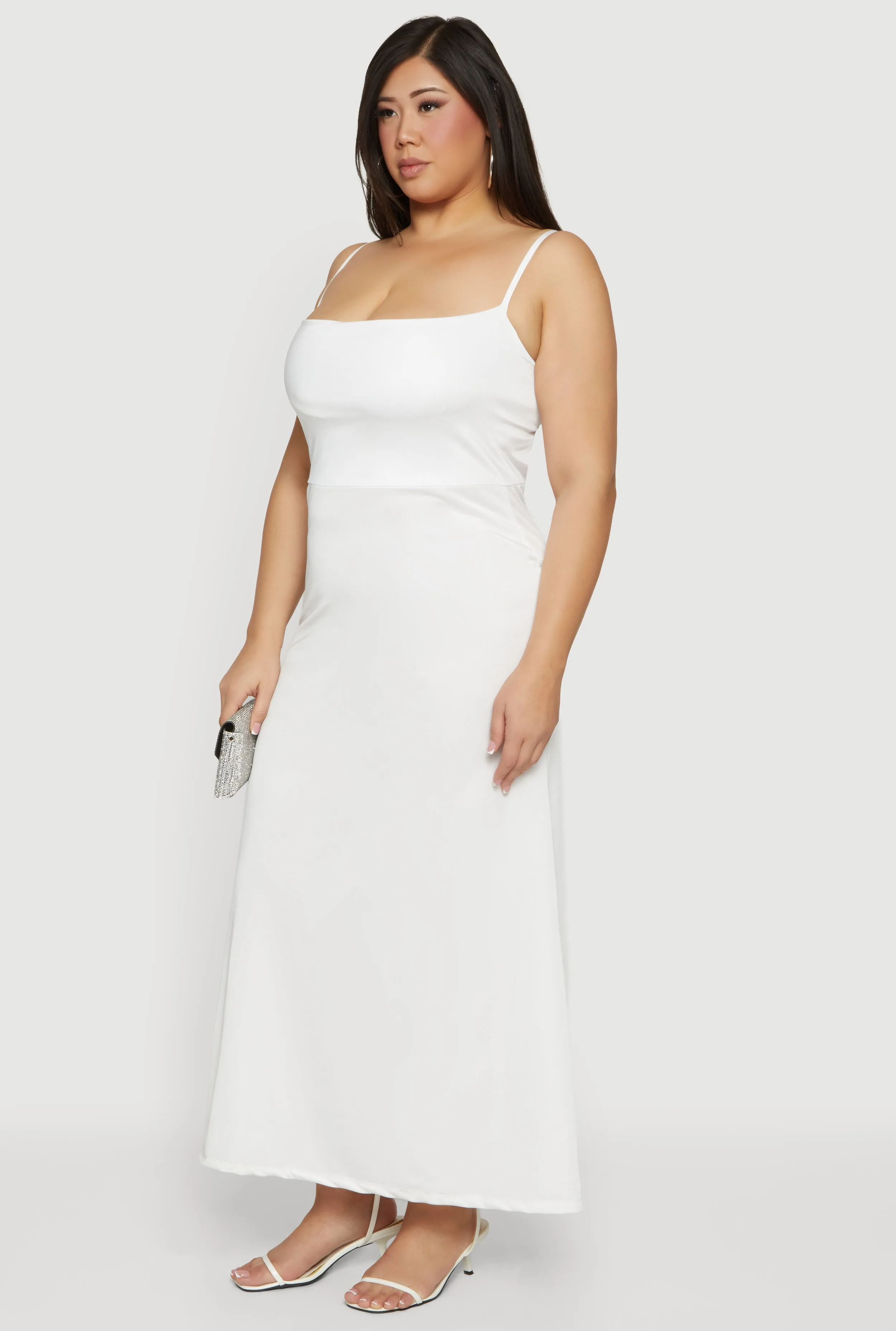 Plus Size Caged Back Cami Maxi Dress sold by Rainbow product image thumbnail 2