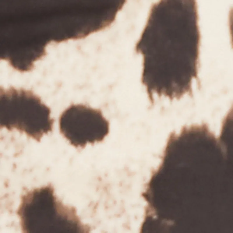 Cow Print Raw Hem Mini Skirt sold by Rainbow product image thumbnail 4