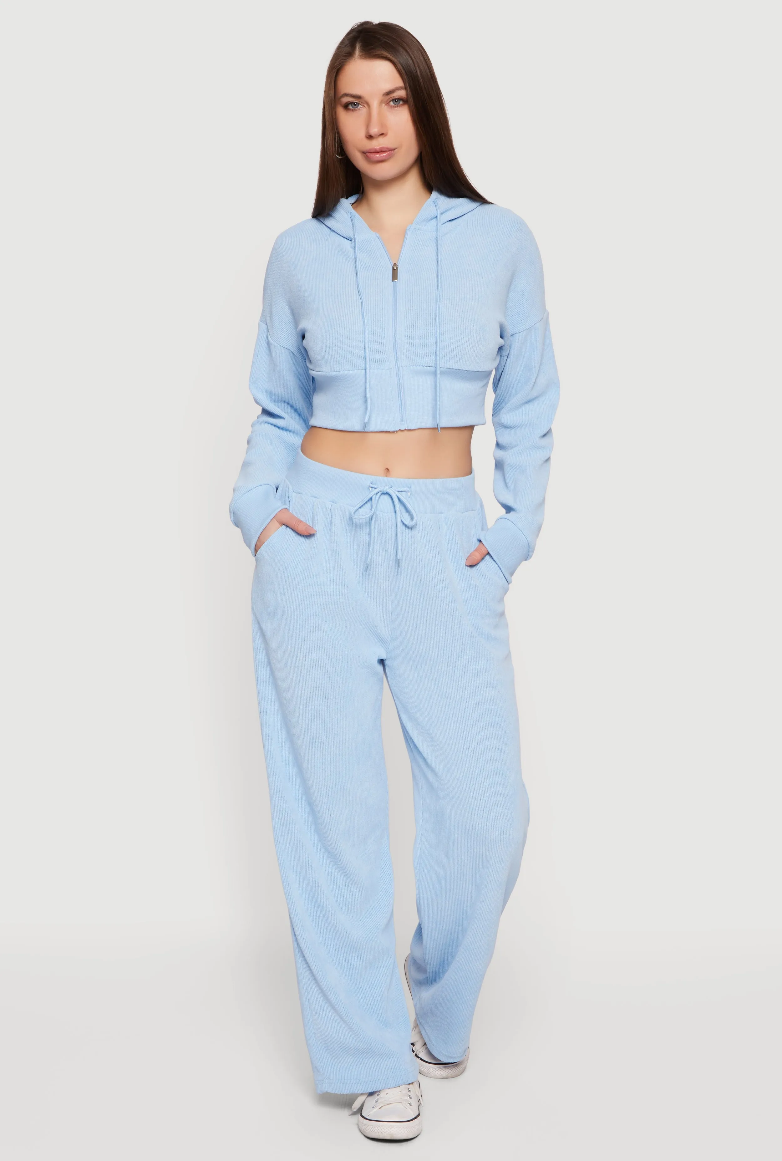 Drawstring Ribbed Knit Pants sold by Rainbow product image thumbnail 4