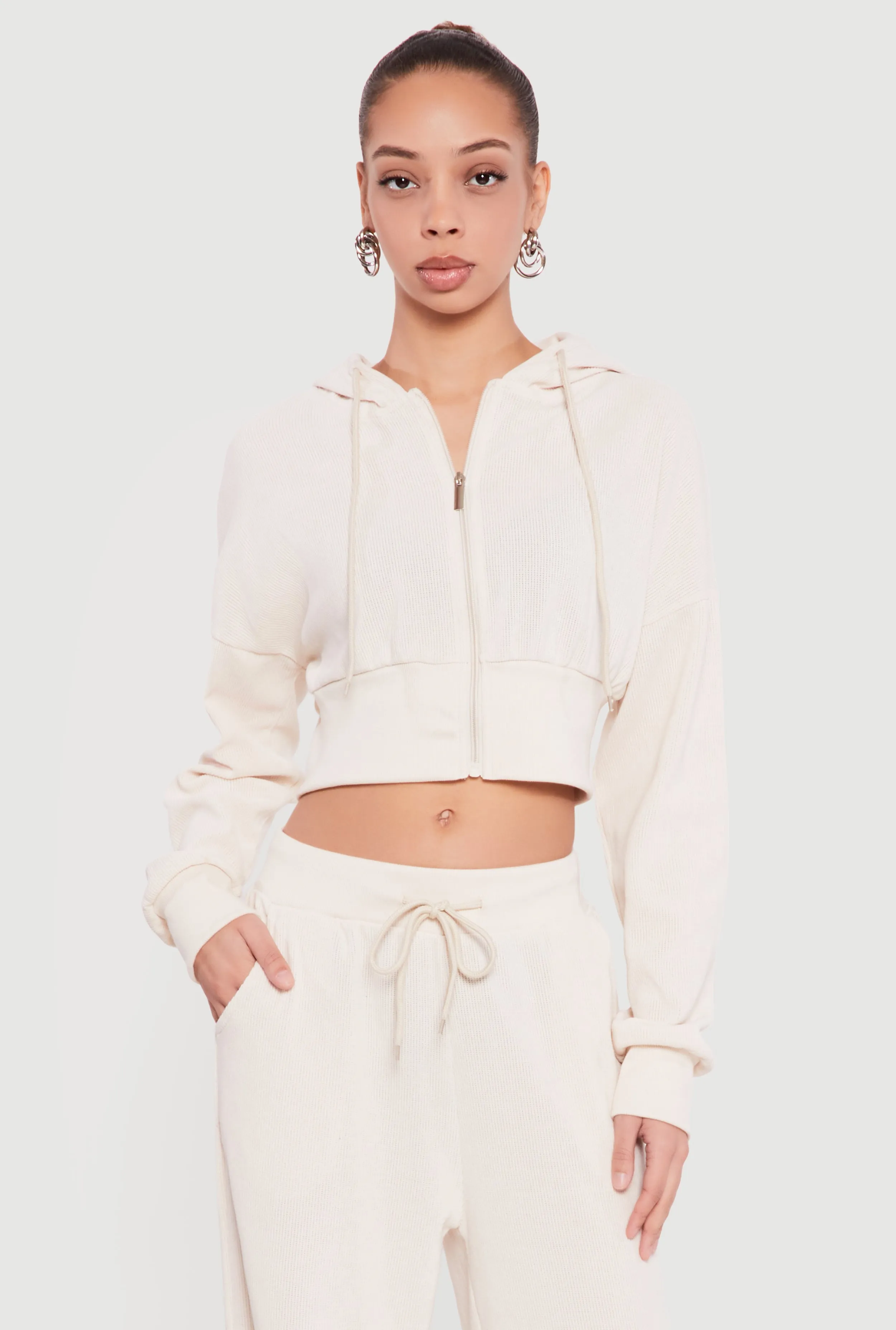 Drawstring Ribbed Knit Pants sold by Rainbow product image thumbnail 5