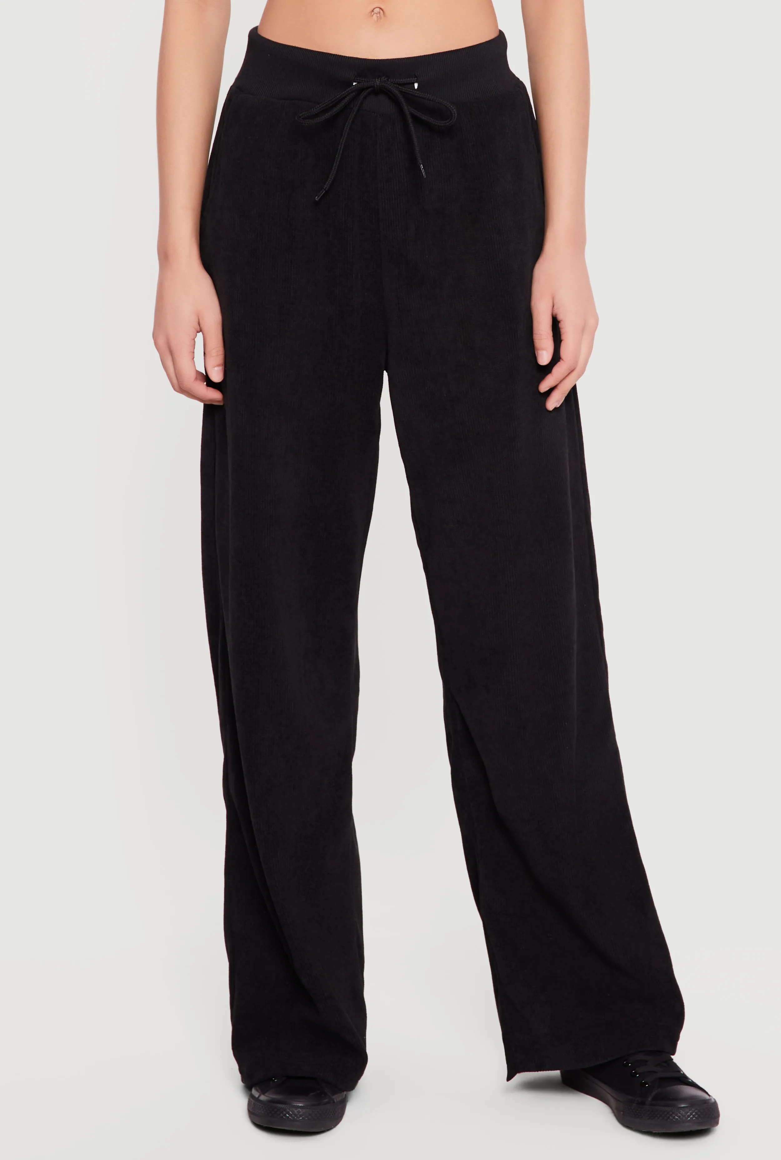 Drawstring Ribbed Knit Pants sold by Rainbow product image thumbnail 3