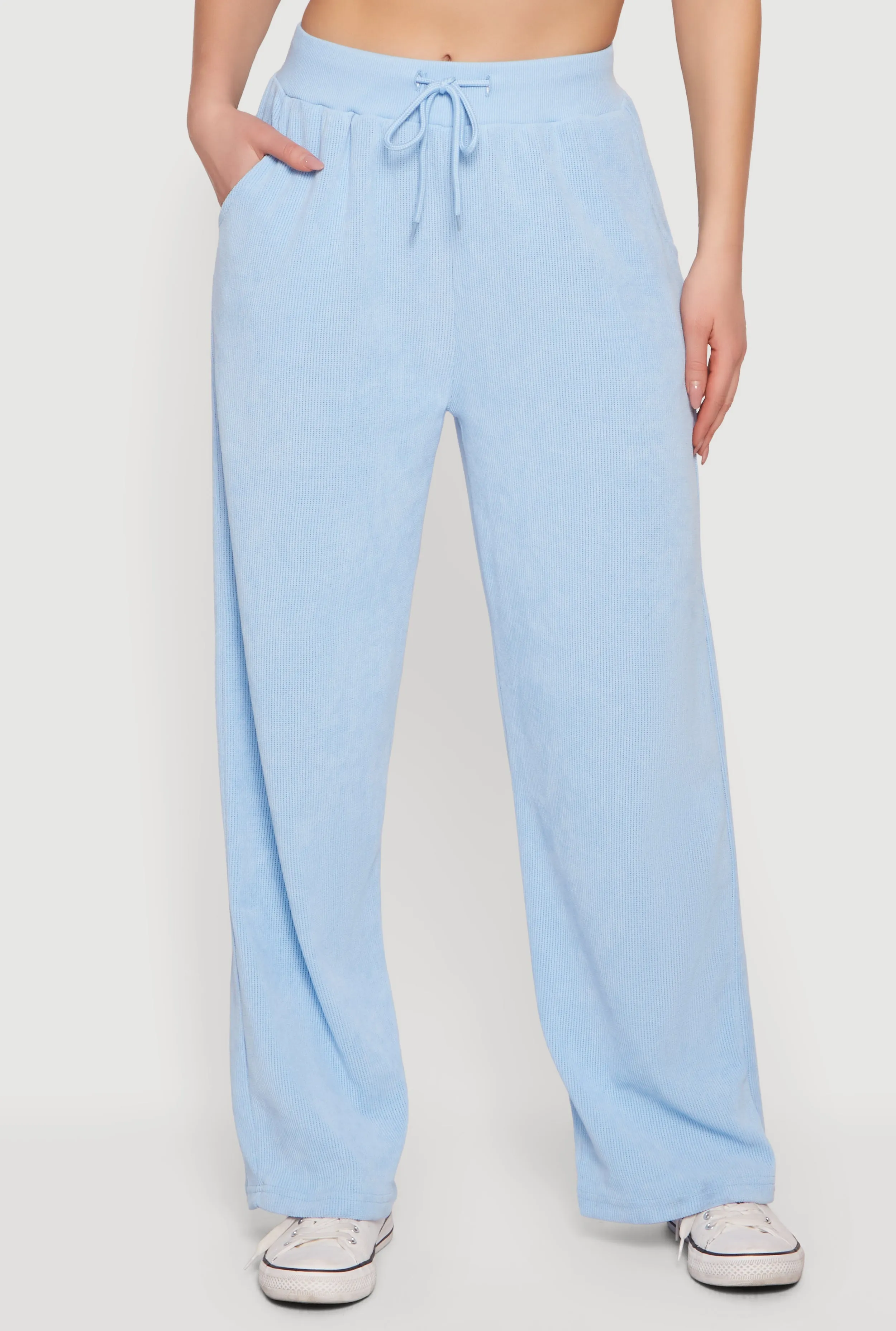 Drawstring Ribbed Knit Pants sold by Rainbow product image thumbnail 3