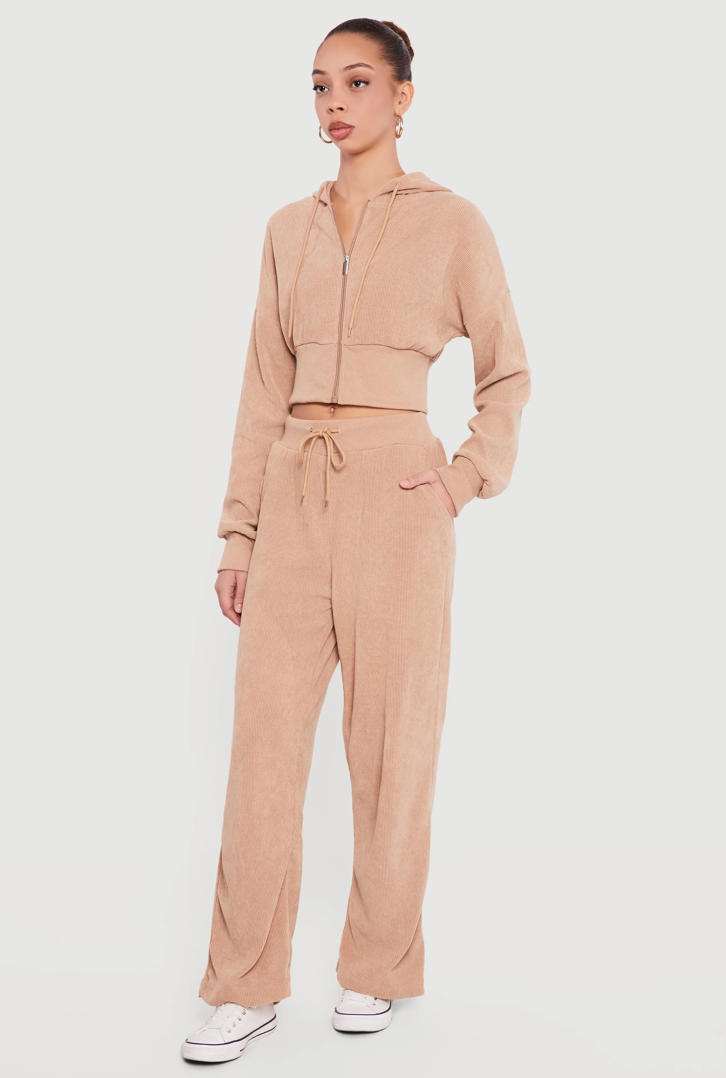 Drawstring Ribbed Knit Pants sold by Rainbow product image thumbnail 2