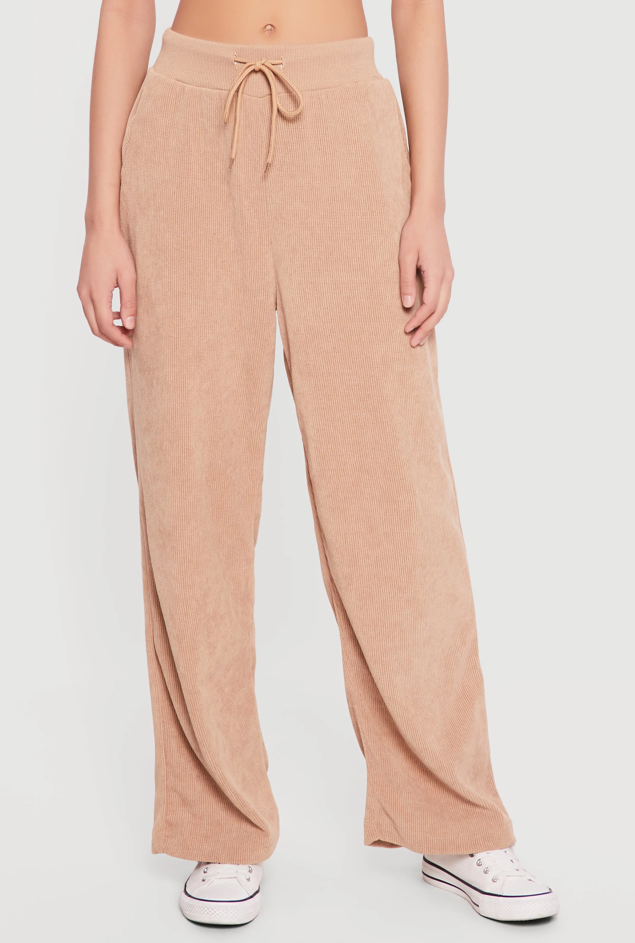 Drawstring Ribbed Knit Pants sold by Rainbow product image thumbnail 3