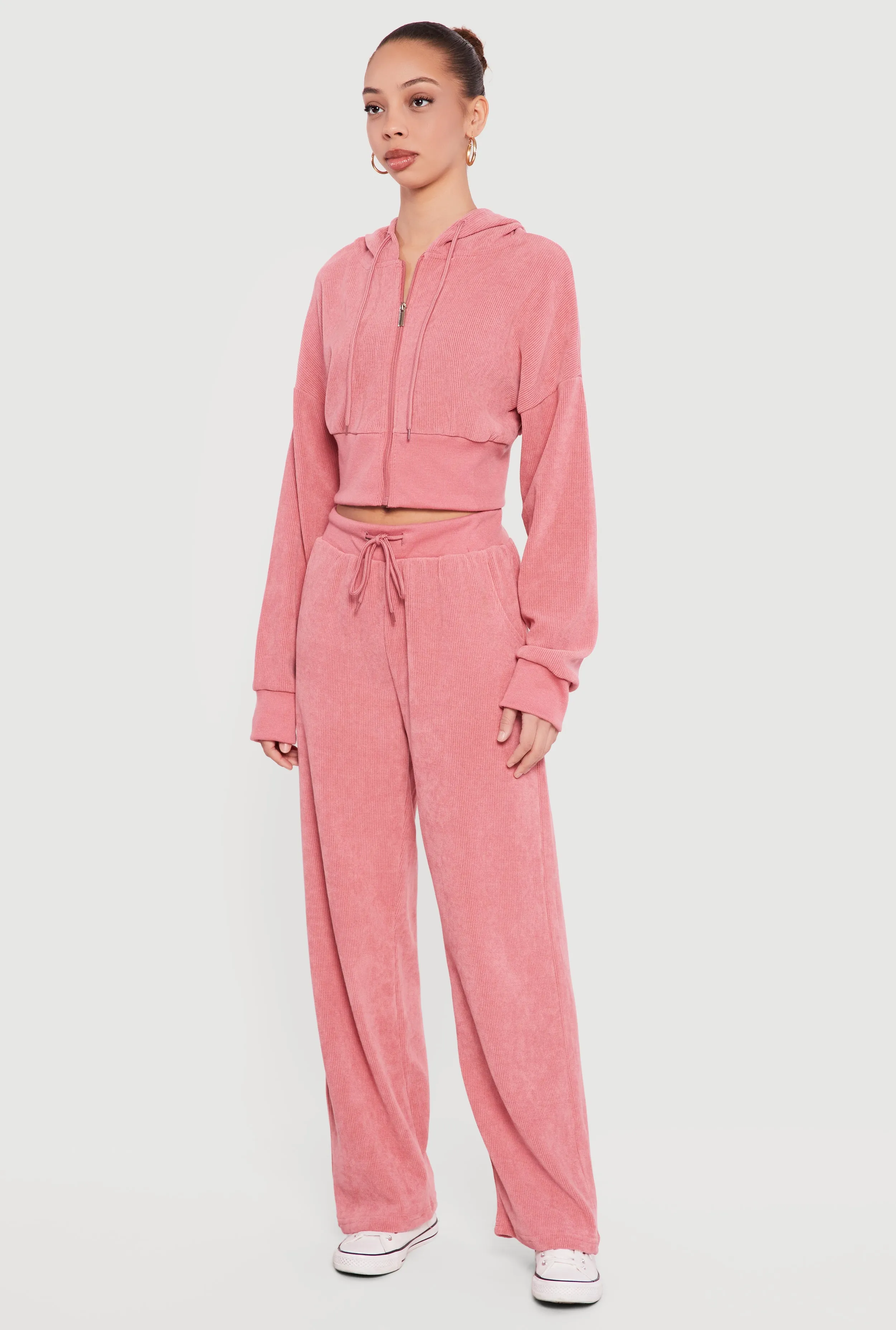 Drawstring Ribbed Knit Pants sold by Rainbow product image thumbnail 2