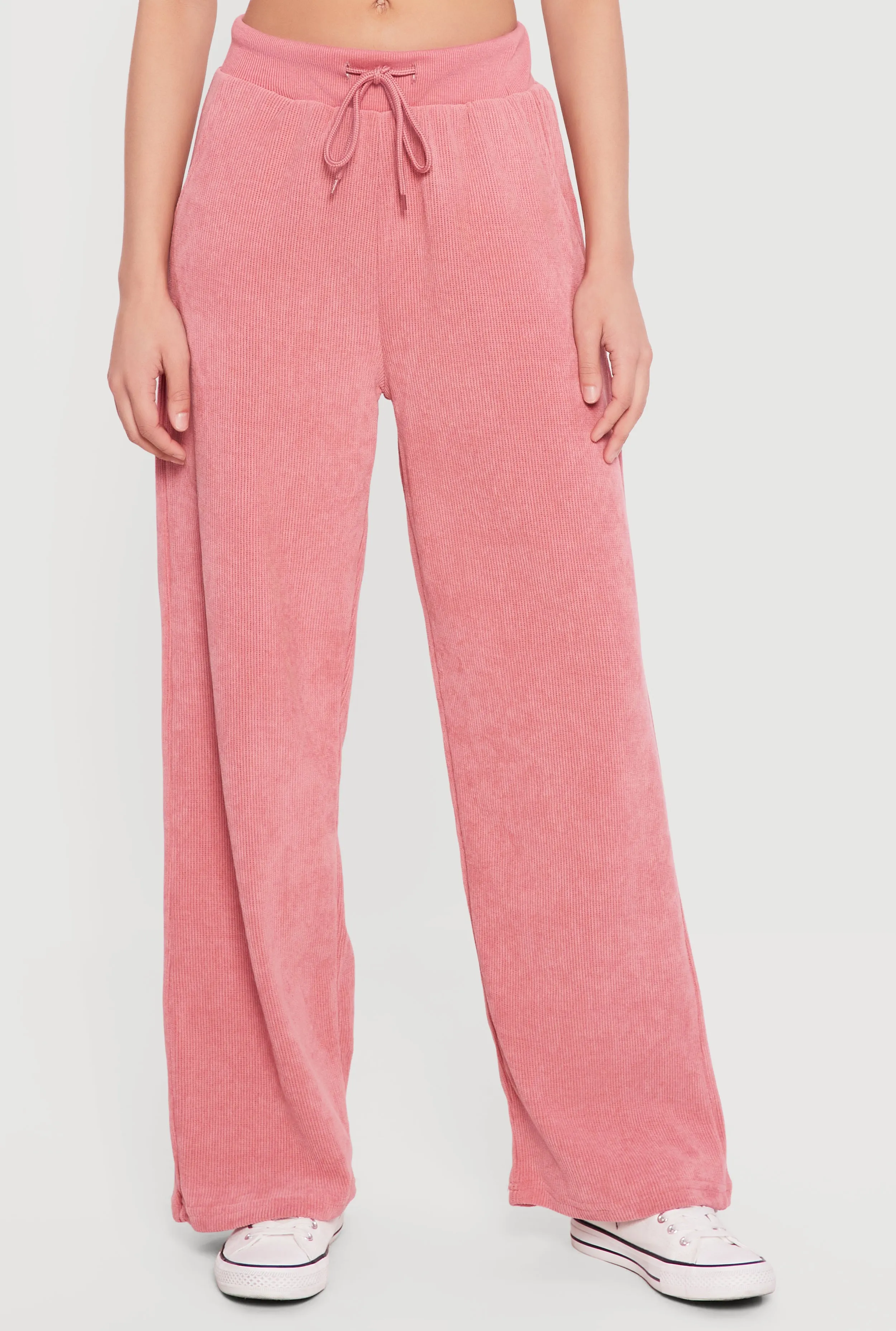 Drawstring Ribbed Knit Pants sold by Rainbow product image thumbnail 3