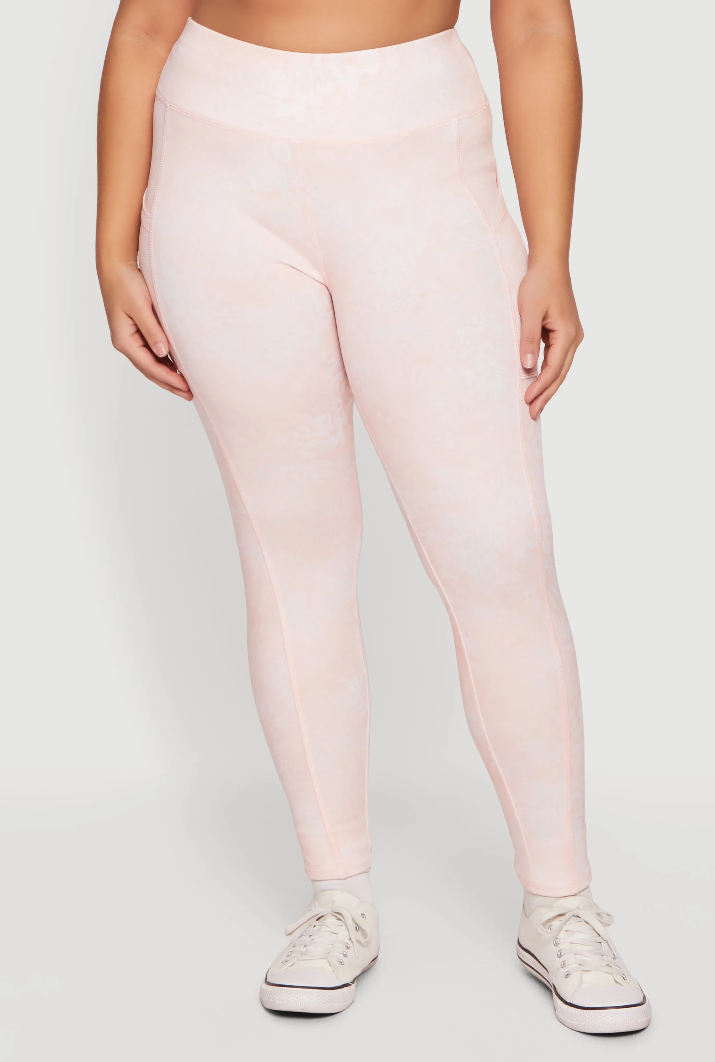 Plus Size Patterned Leggings with Cell Phone Pockets sold by Rainbow product image thumbnail 3