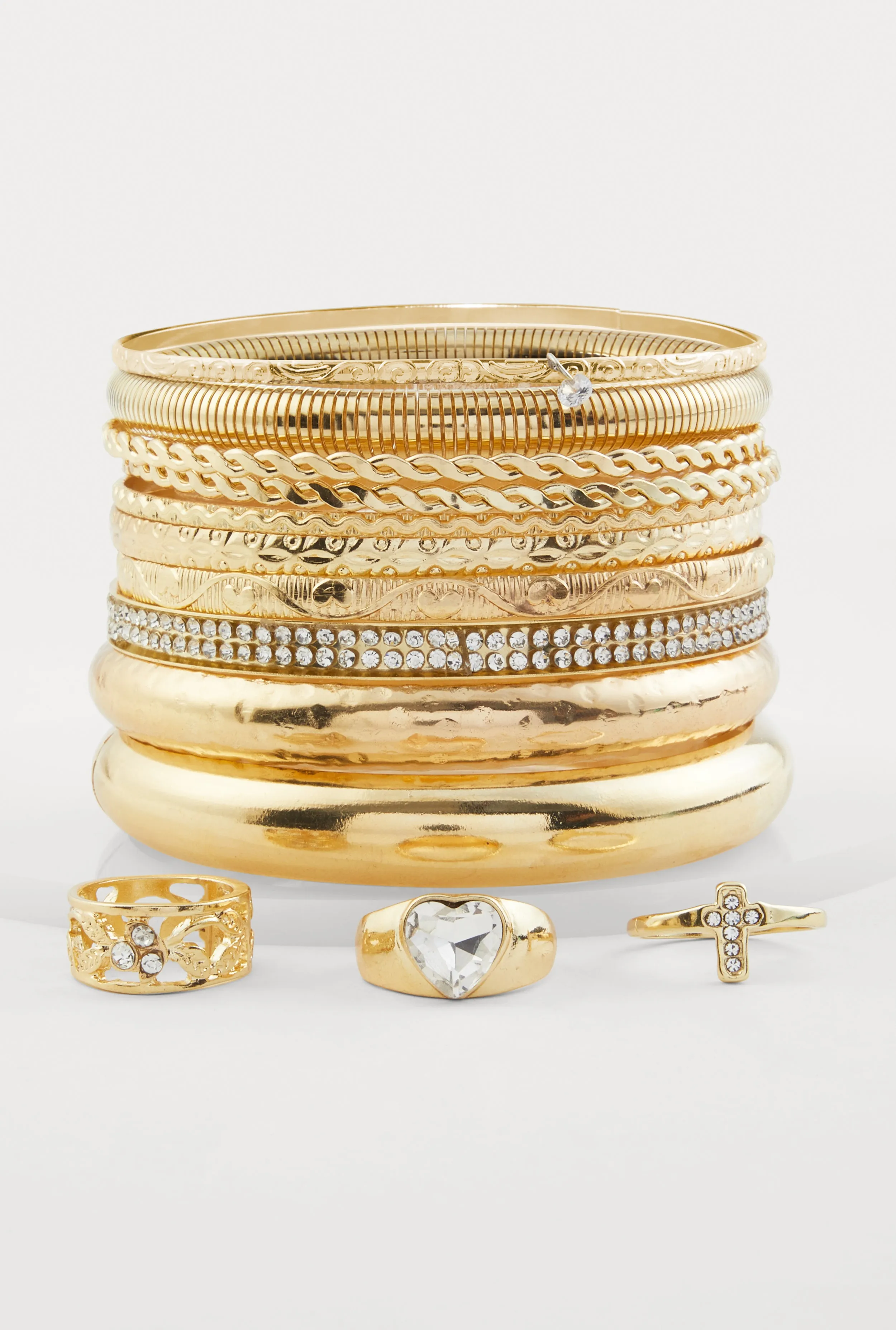 Assorted Cubic Zirconia Metallic Bracelets and Toe Rings sold by Rainbow