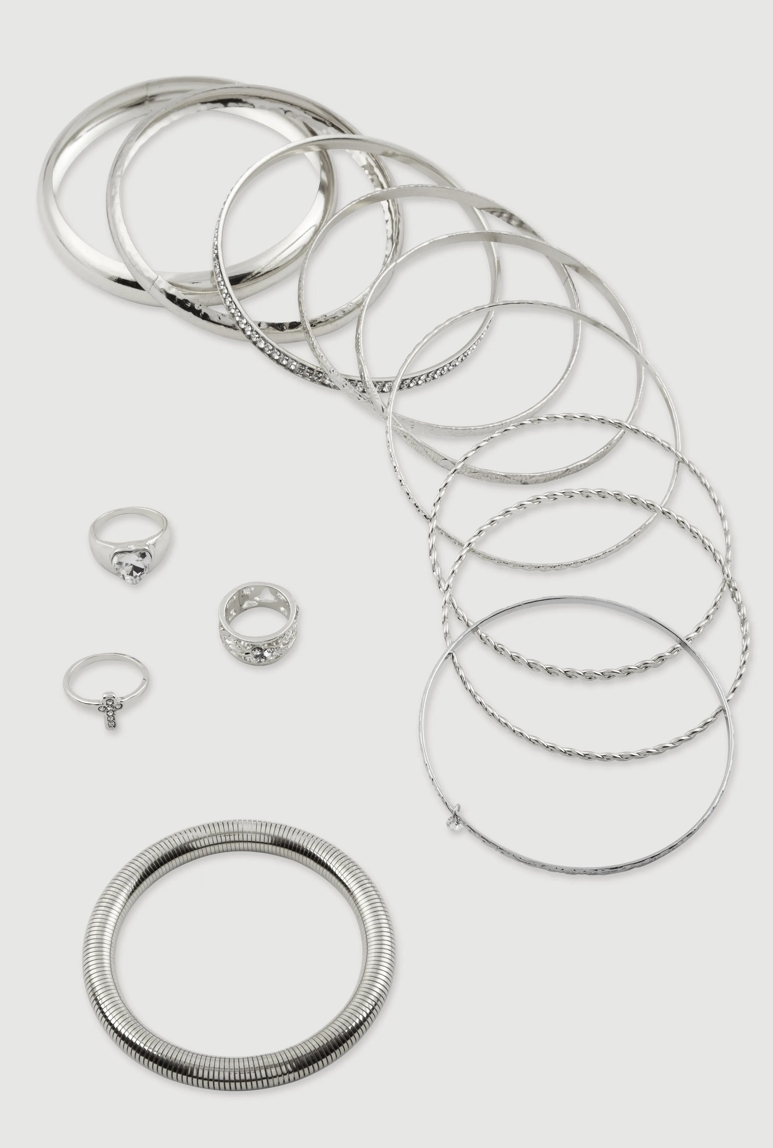 Assorted Cubic Zirconia Metallic Bracelets and Toe Rings sold by Rainbow product image thumbnail 3