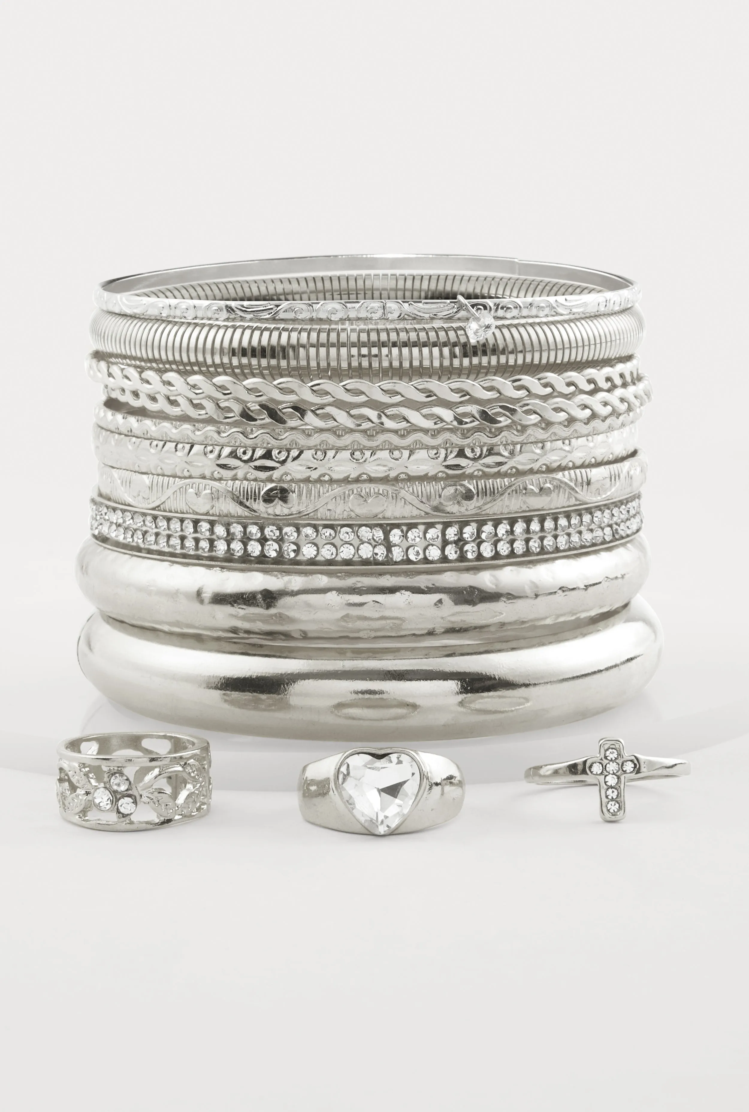 Assorted Cubic Zirconia Metallic Bracelets and Toe Rings sold by Rainbow