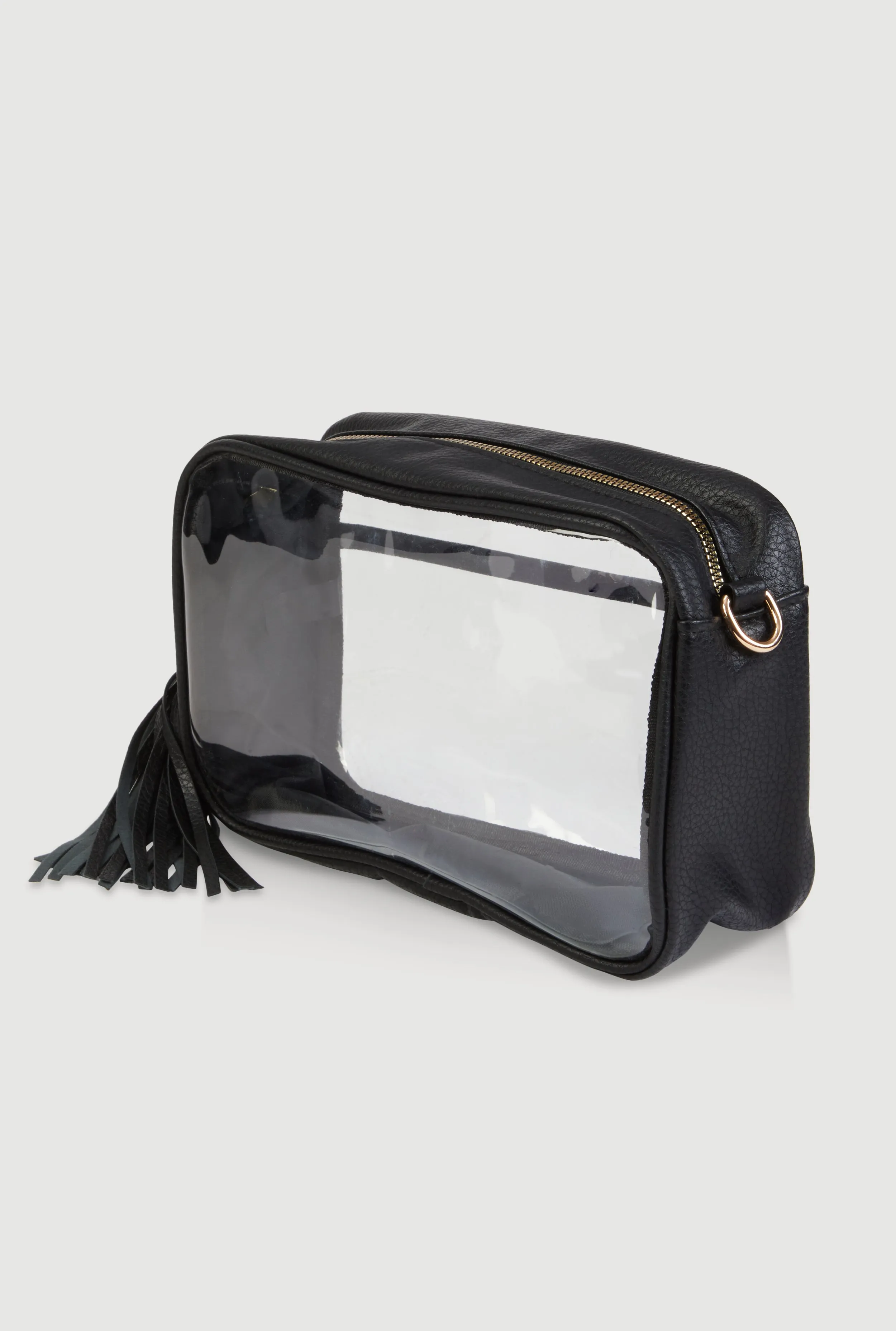 Transparent Crossbody Bag with Tassel sold by Rainbow product image thumbnail 5