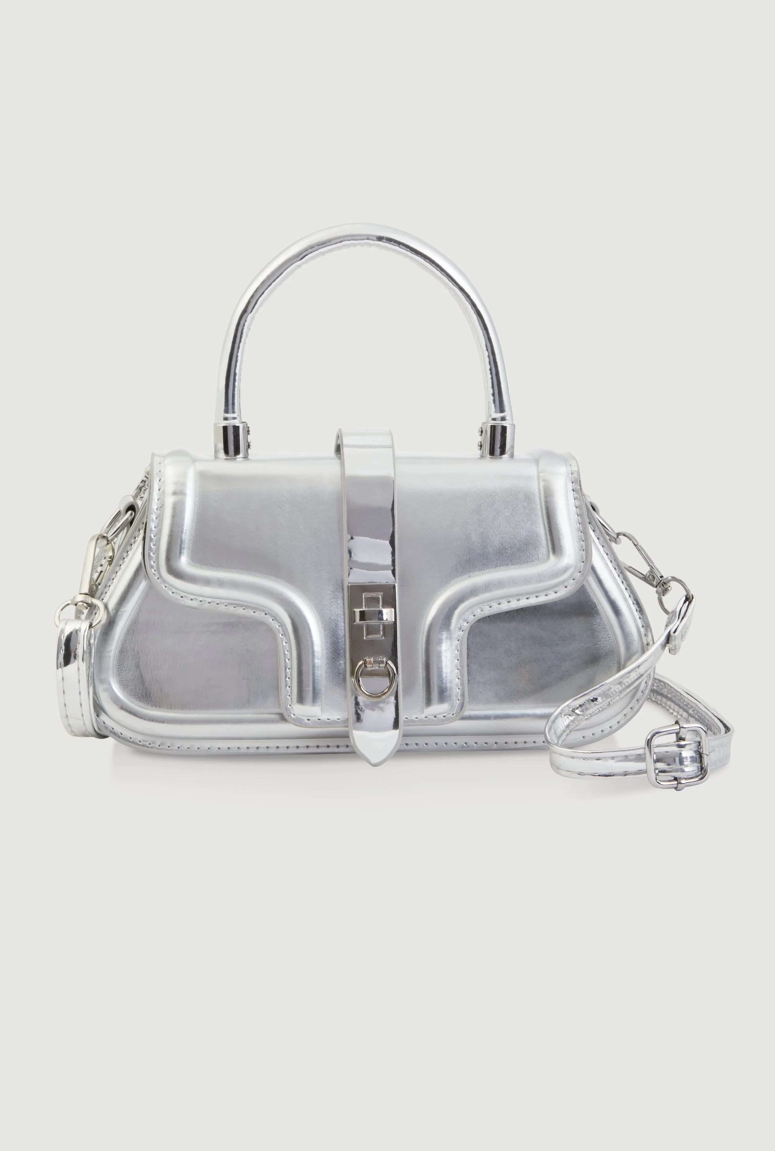 Metallic Top Handle Bag sold by Rainbow