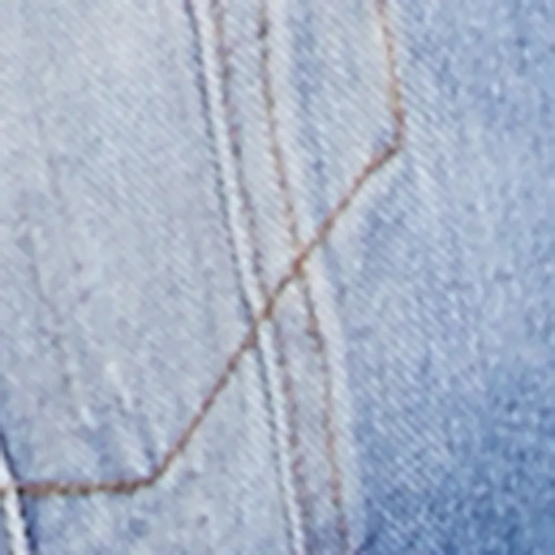 Almost Famous Distressed Cropped Denim Jacket sold by Rainbow product image thumbnail 4