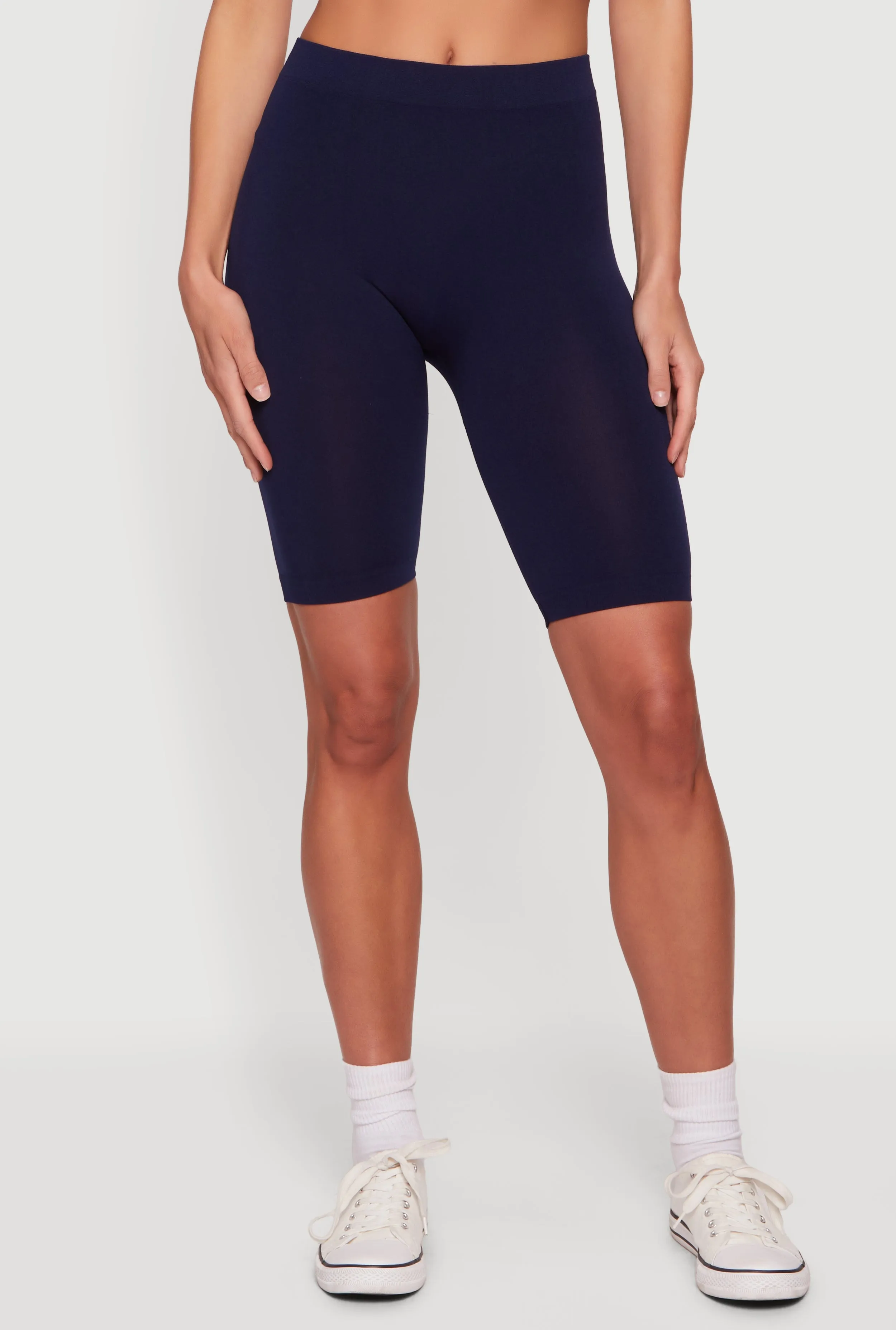 High Waisted Seamless Basic Bike Shorts sold by Rainbow product image thumbnail 3