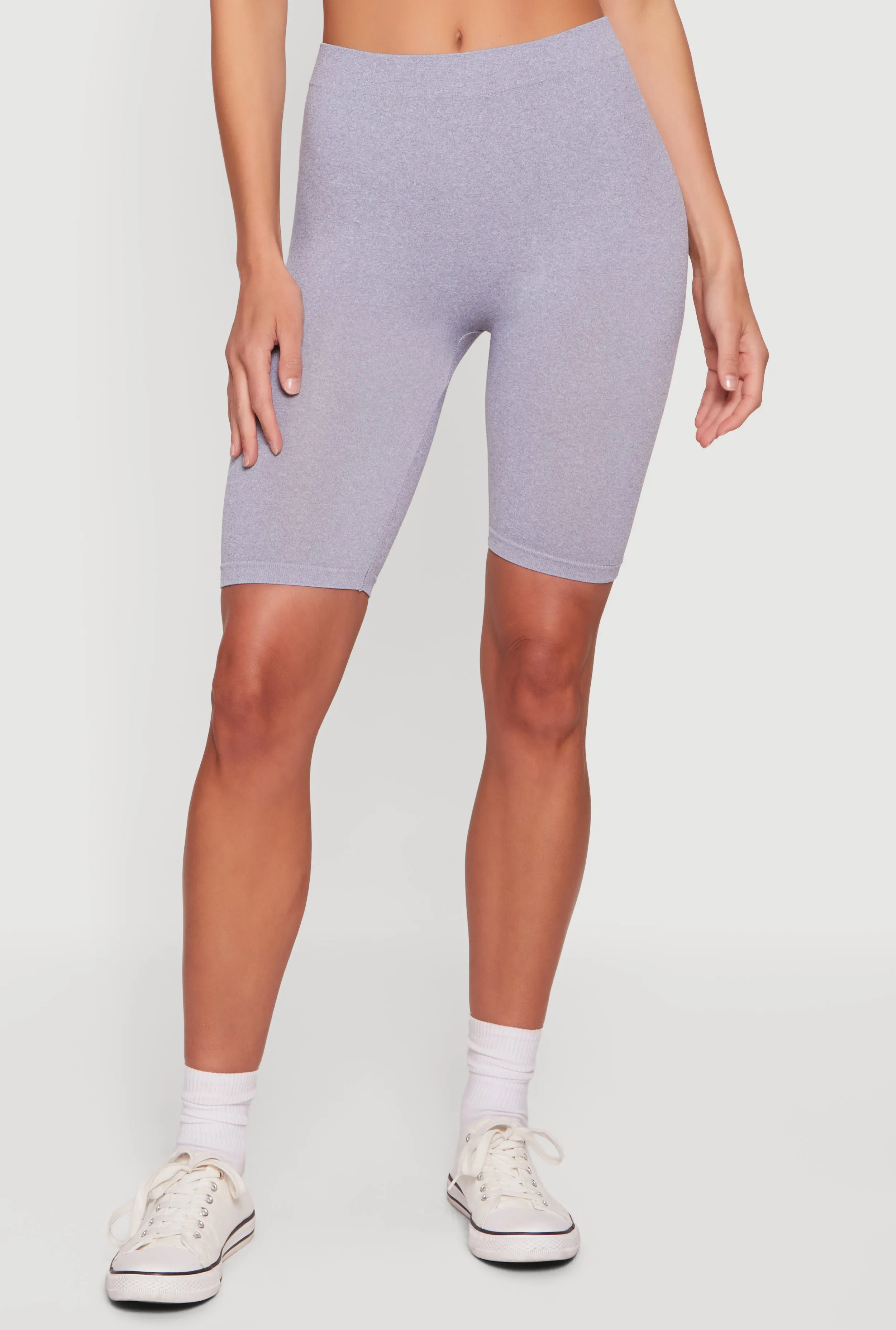 High Waisted Seamless Basic Bike Shorts sold by Rainbow product image thumbnail 3