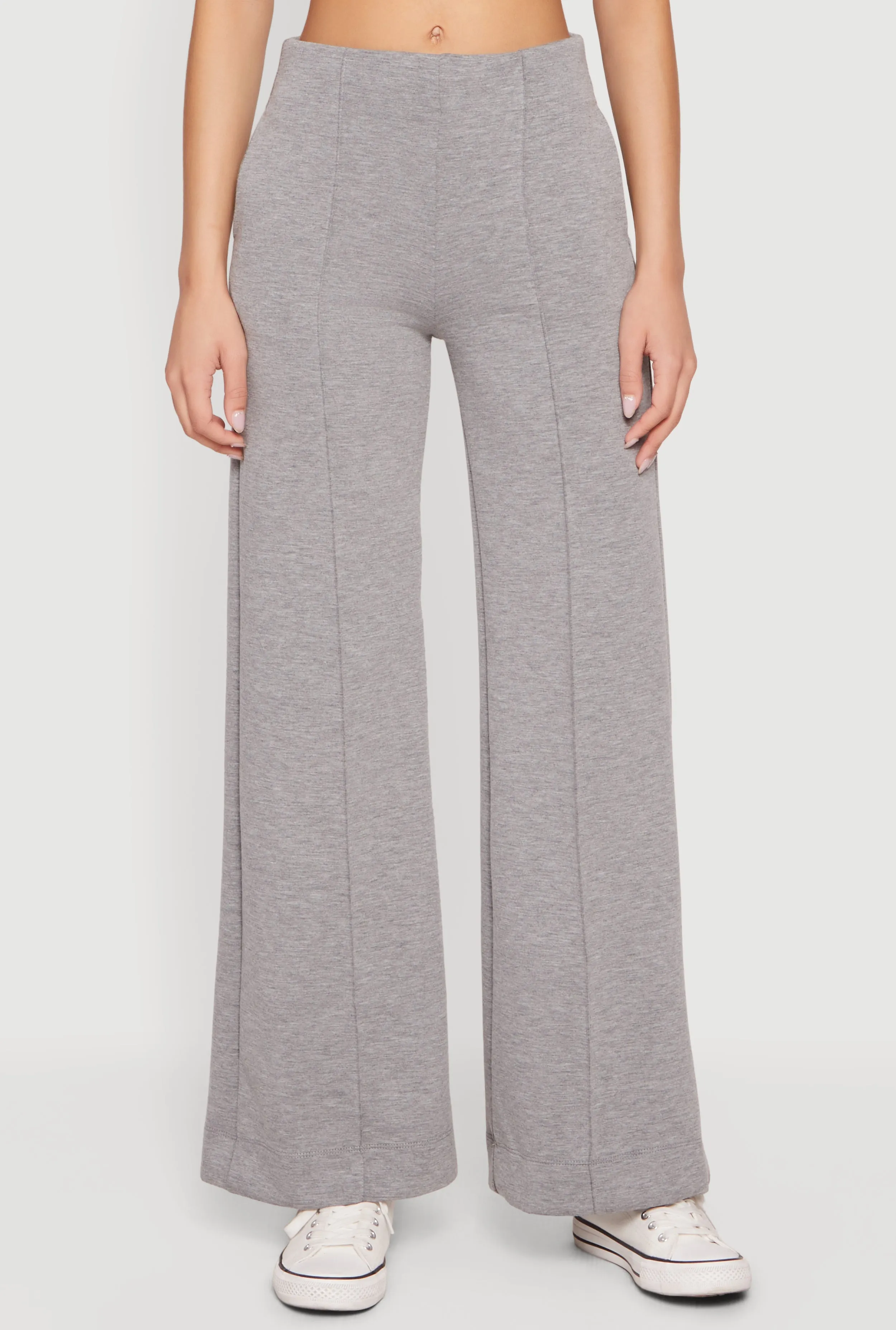 High Waisted Pintuck Detail Straight Leg Pants sold by Rainbow product image thumbnail 3