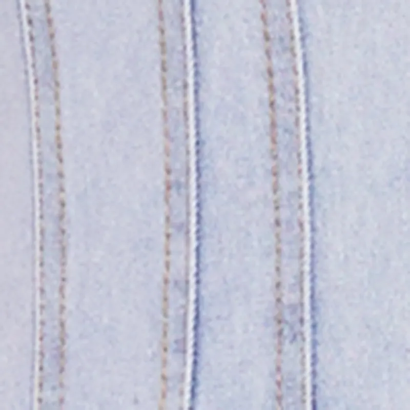Corset Detail Straight Leg Denim Jumpsuit sold by Rainbow product image thumbnail 4