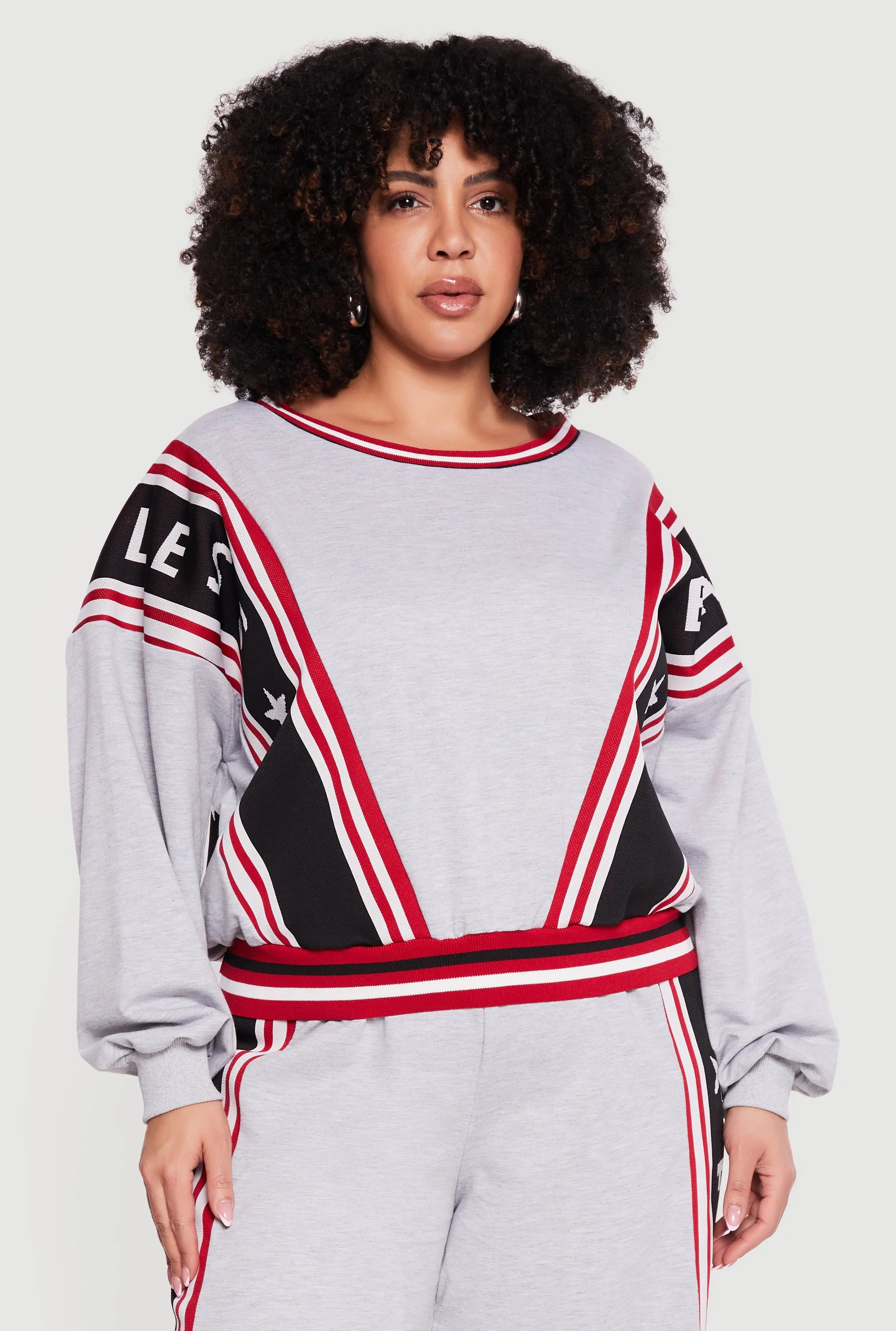 Plus Size Fearless Graphic Pullover Sweatshirt sold by Rainbow