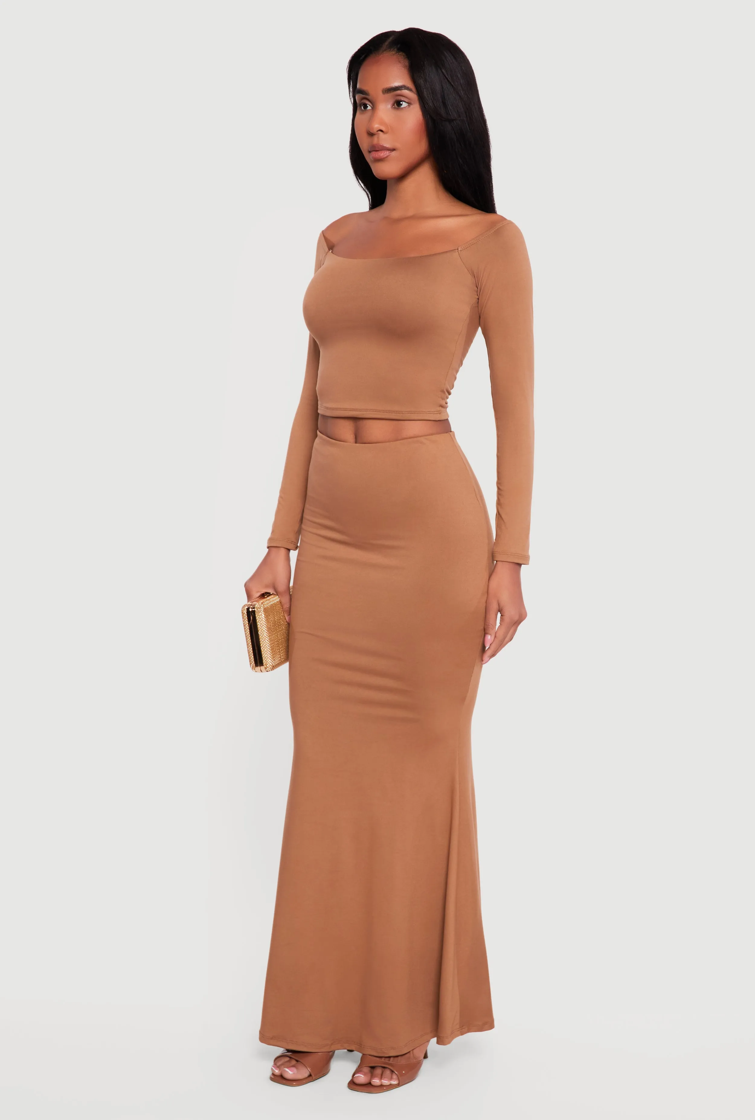 High Waisted Mermaid Maxi Skirt sold by Rainbow product image thumbnail 2