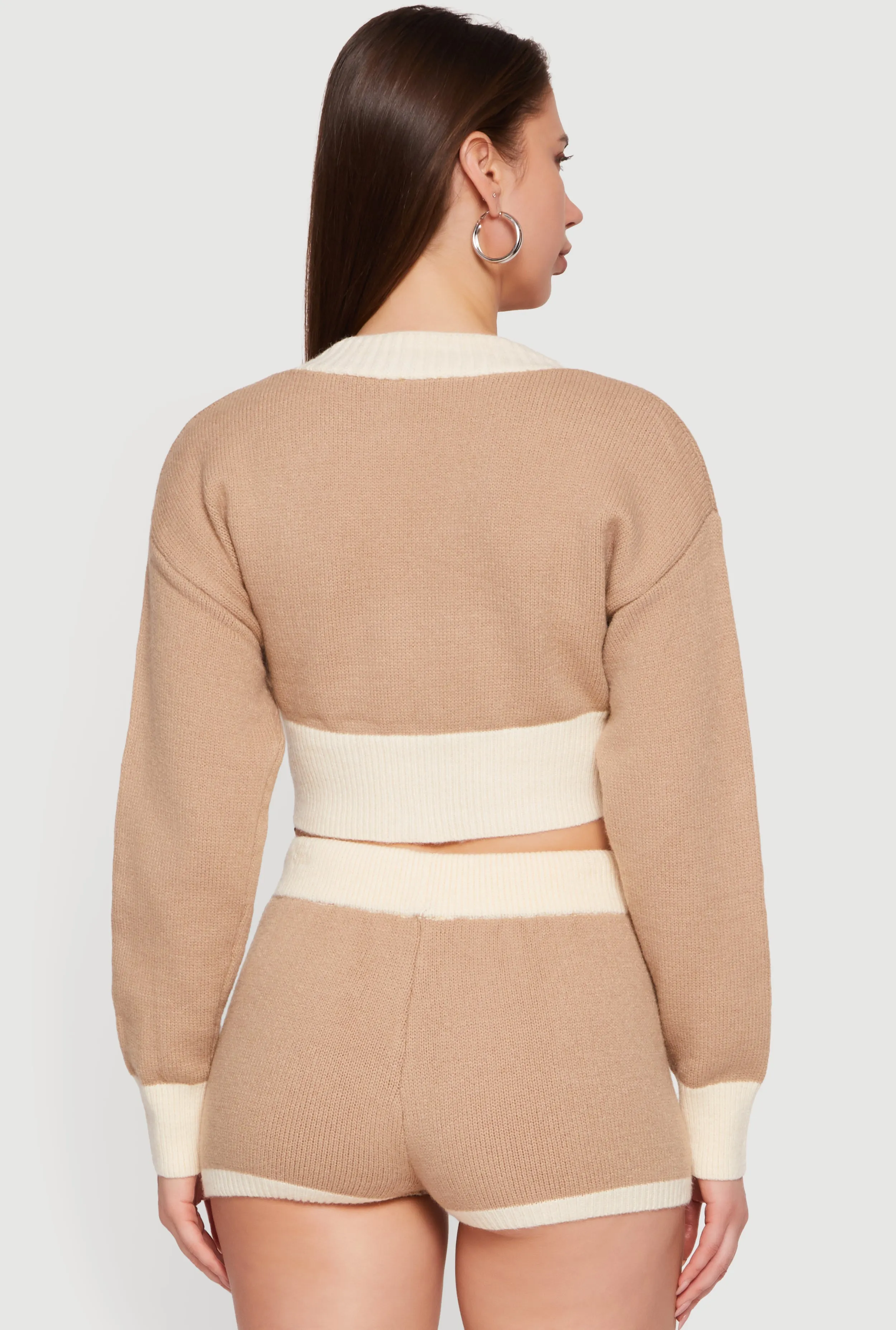 Cropped 19 Graphic Button Front Cardigan sold by Rainbow product image thumbnail 5