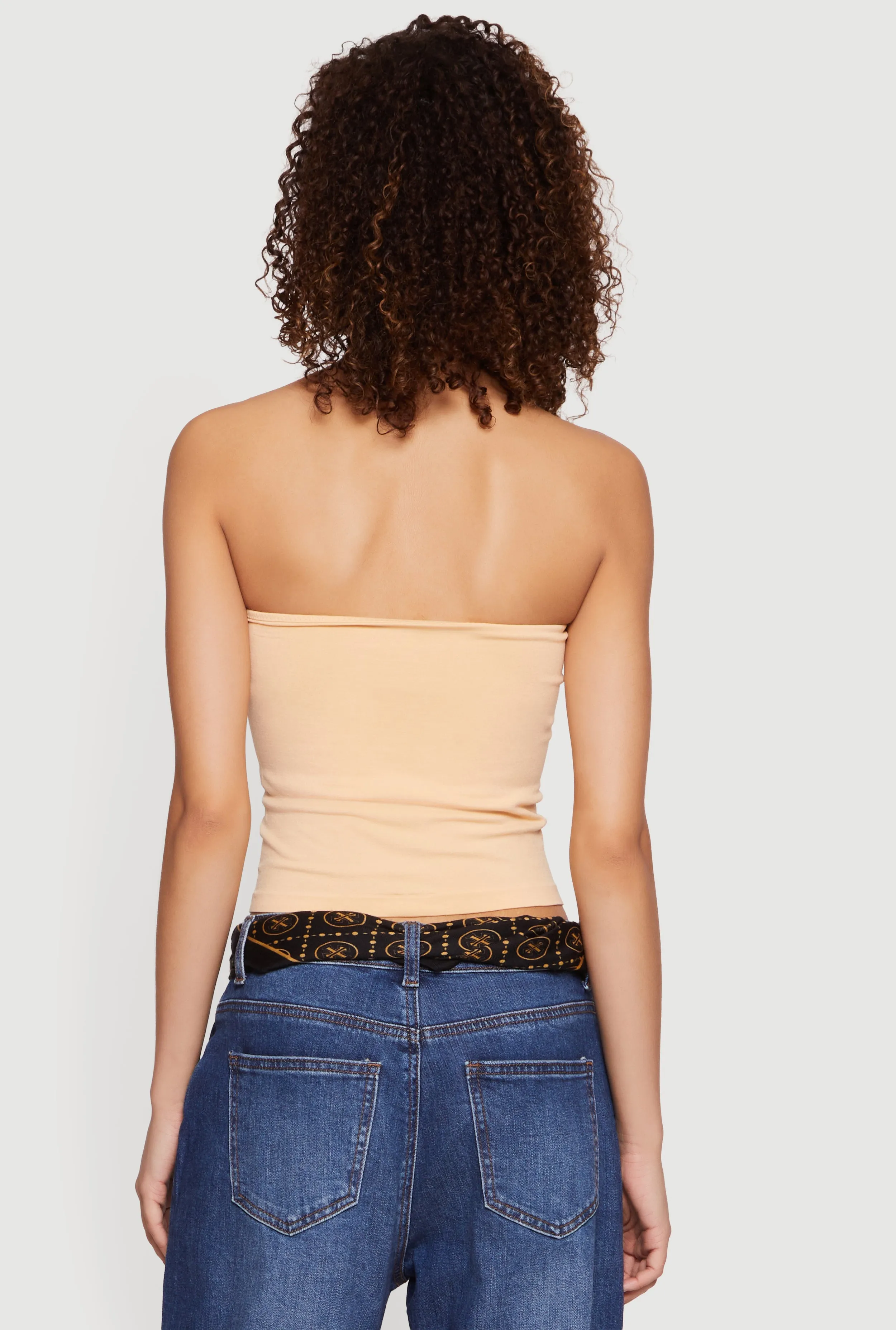 Seamless Tube Top with Shelf Bra sold by Rainbow product image thumbnail 5