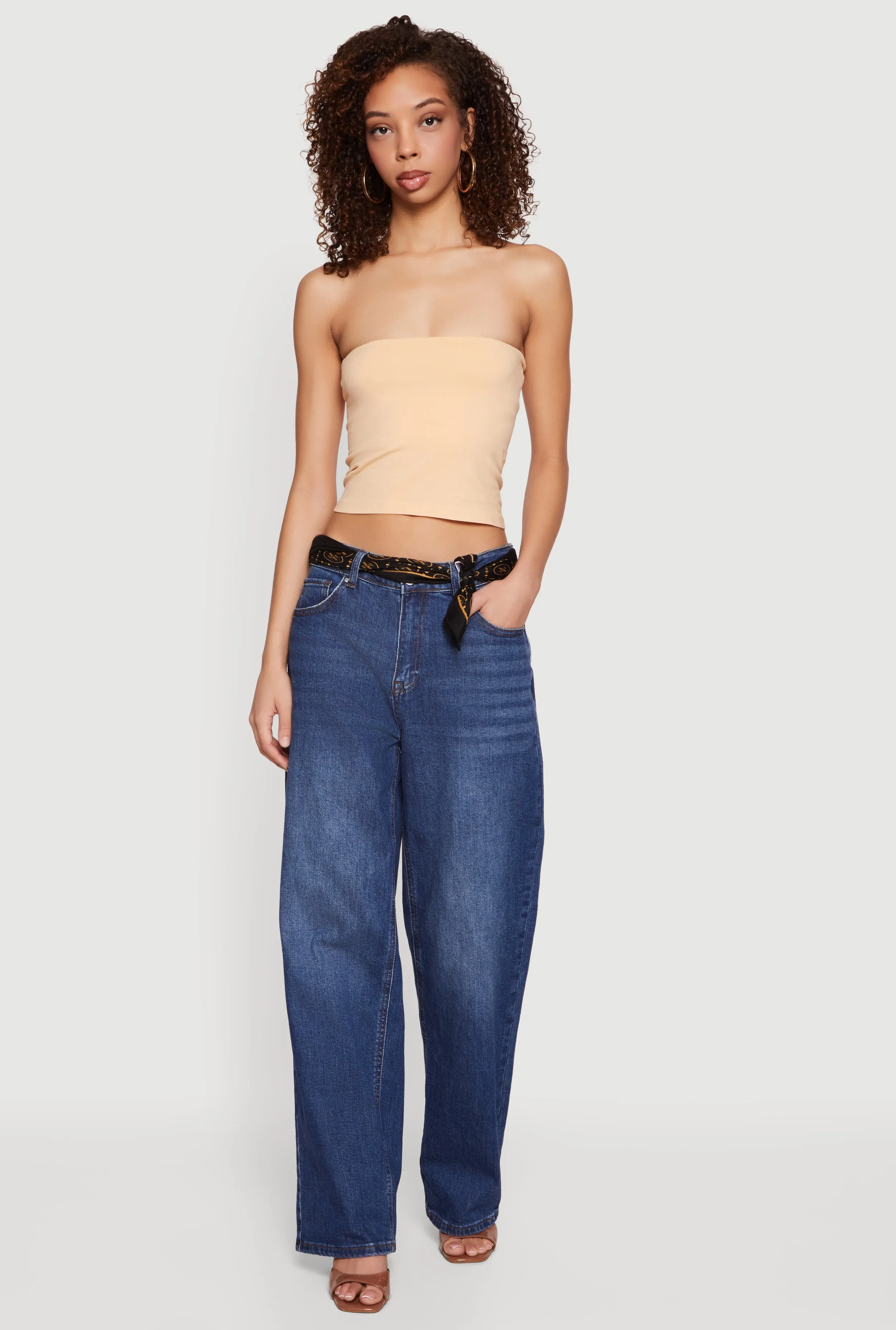 Seamless Tube Top with Shelf Bra sold by Rainbow product image thumbnail 2