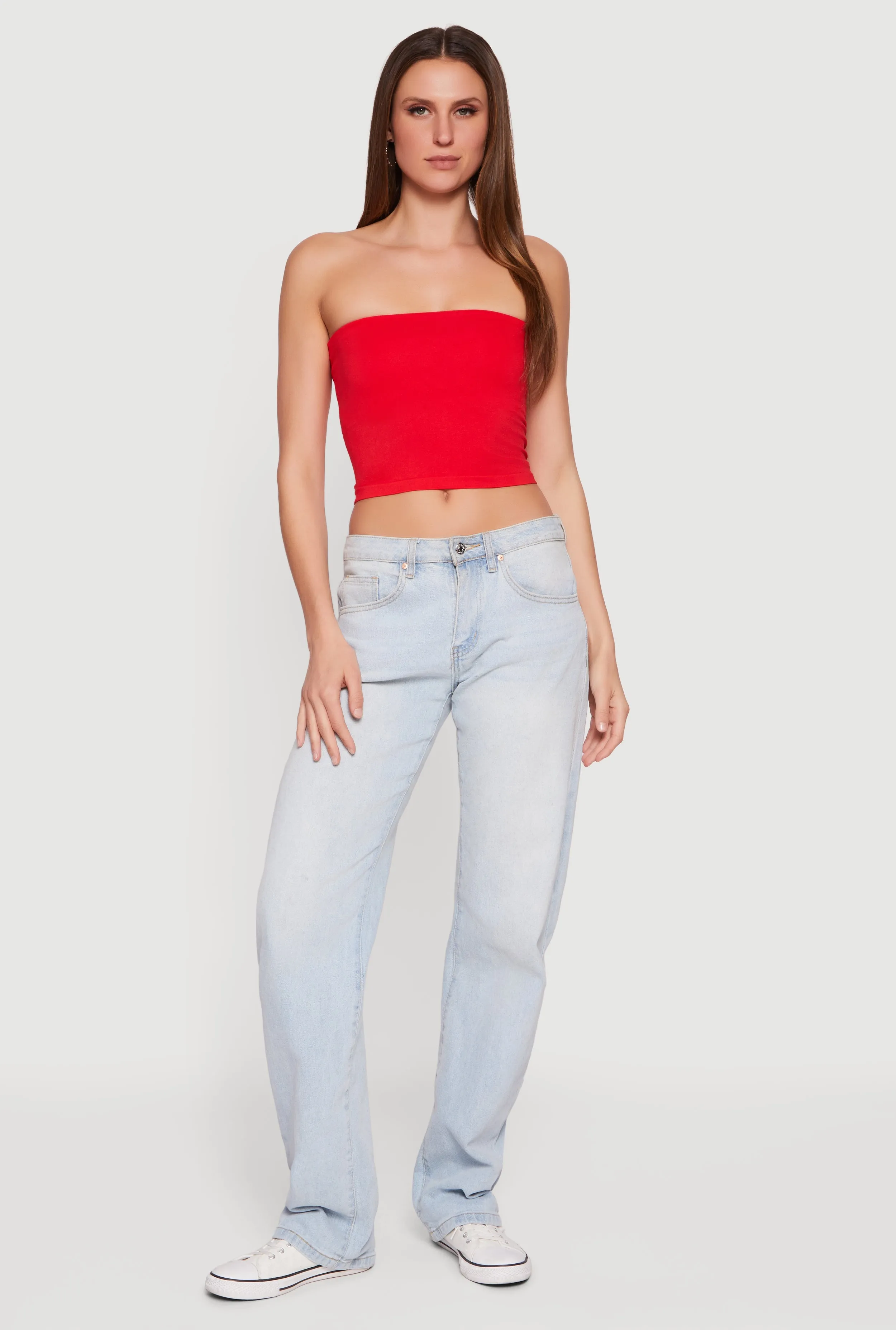 Seamless Tube Top with Shelf Bra sold by Rainbow