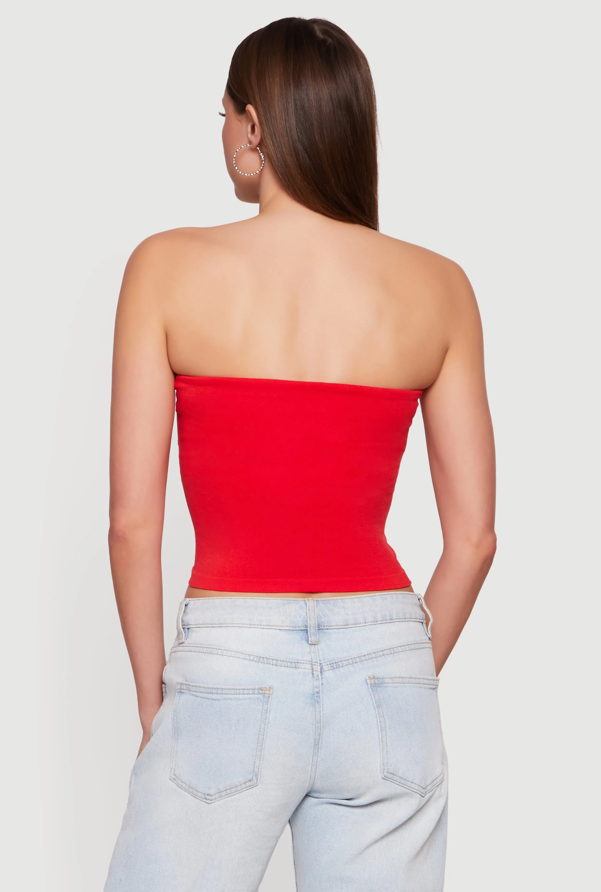 Seamless Tube Top with Shelf Bra sold by Rainbow product image thumbnail 5