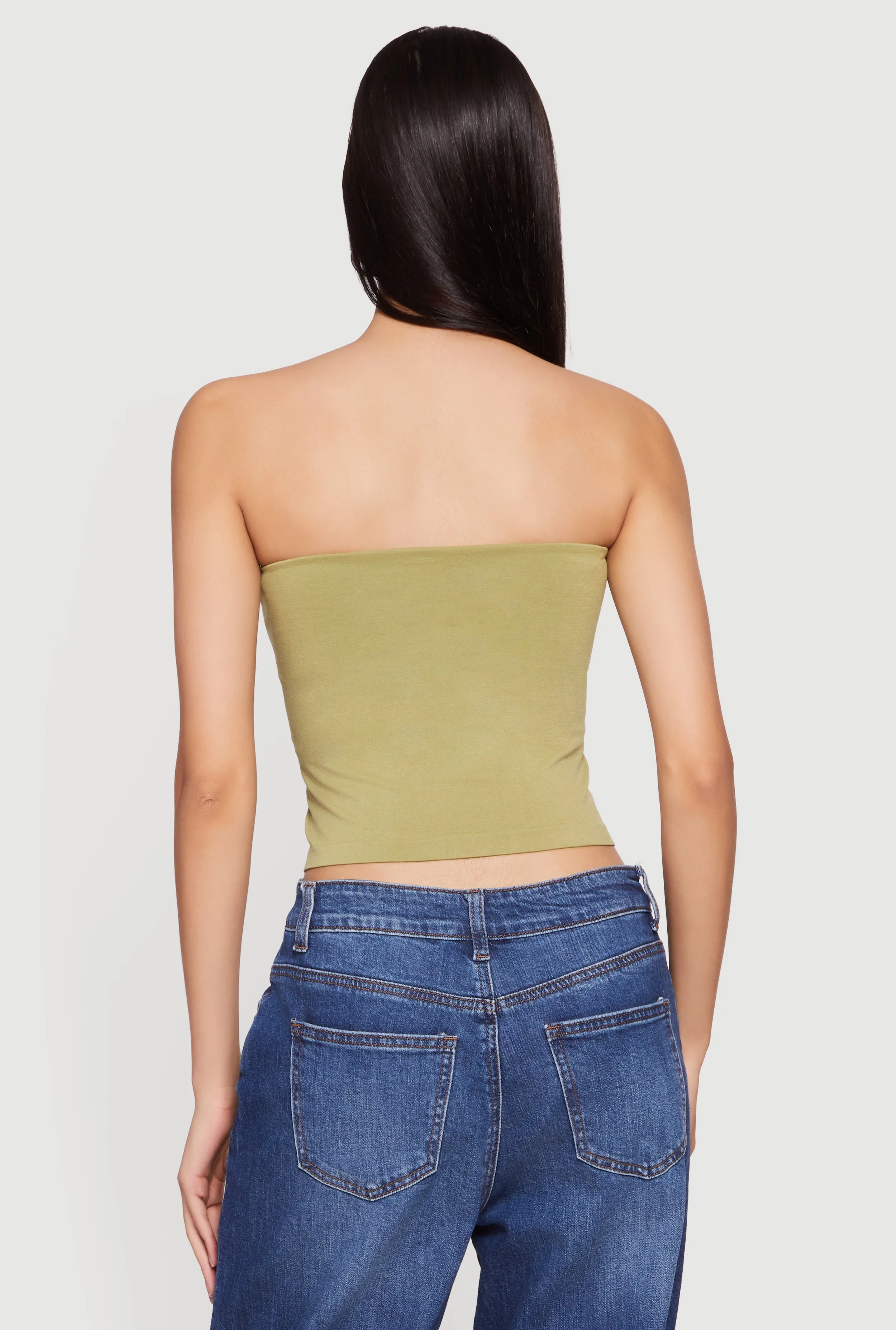 Seamless Tube Top with Shelf Bra sold by Rainbow product image thumbnail 5