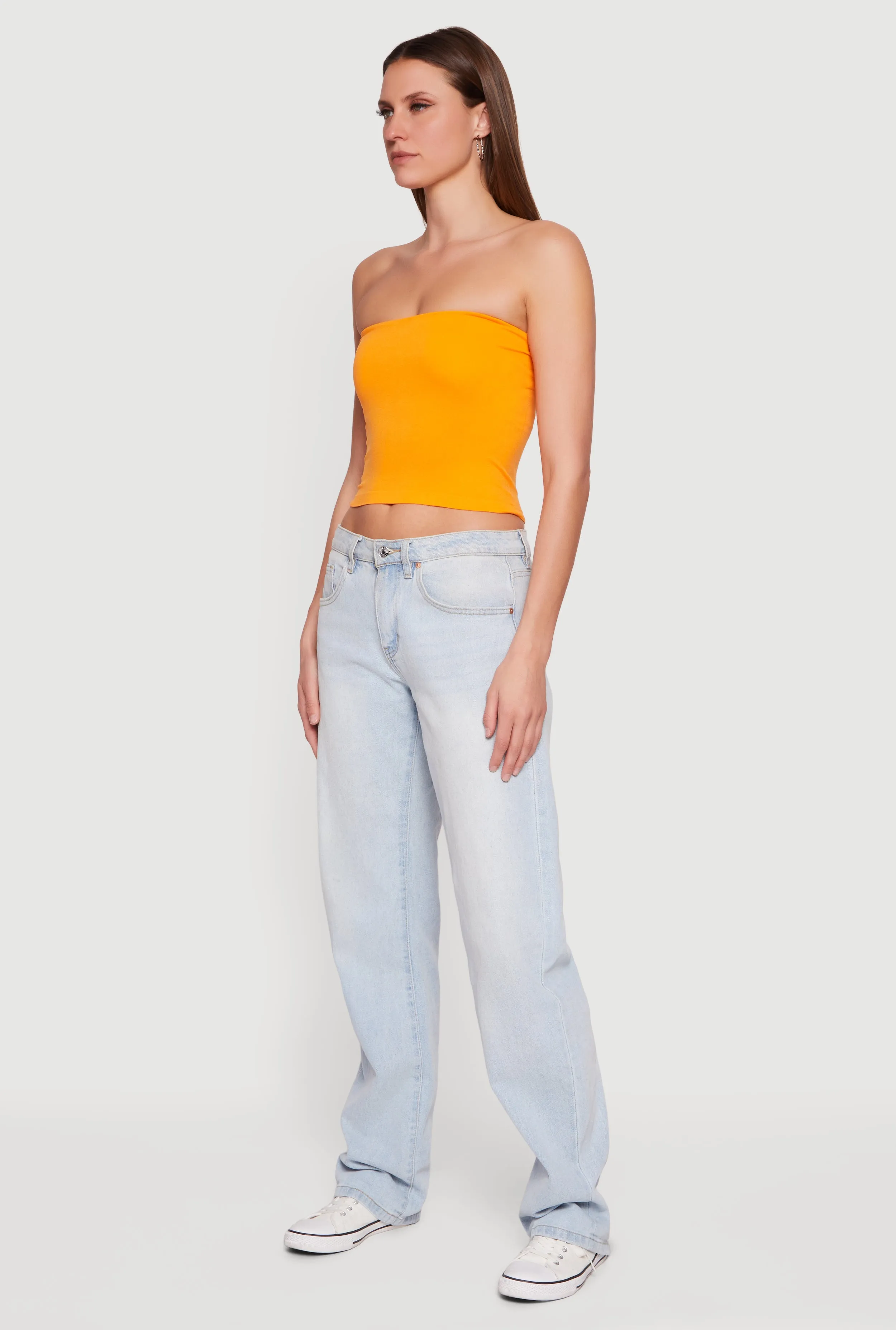 Seamless Tube Top with Shelf Bra sold by Rainbow product image thumbnail 3