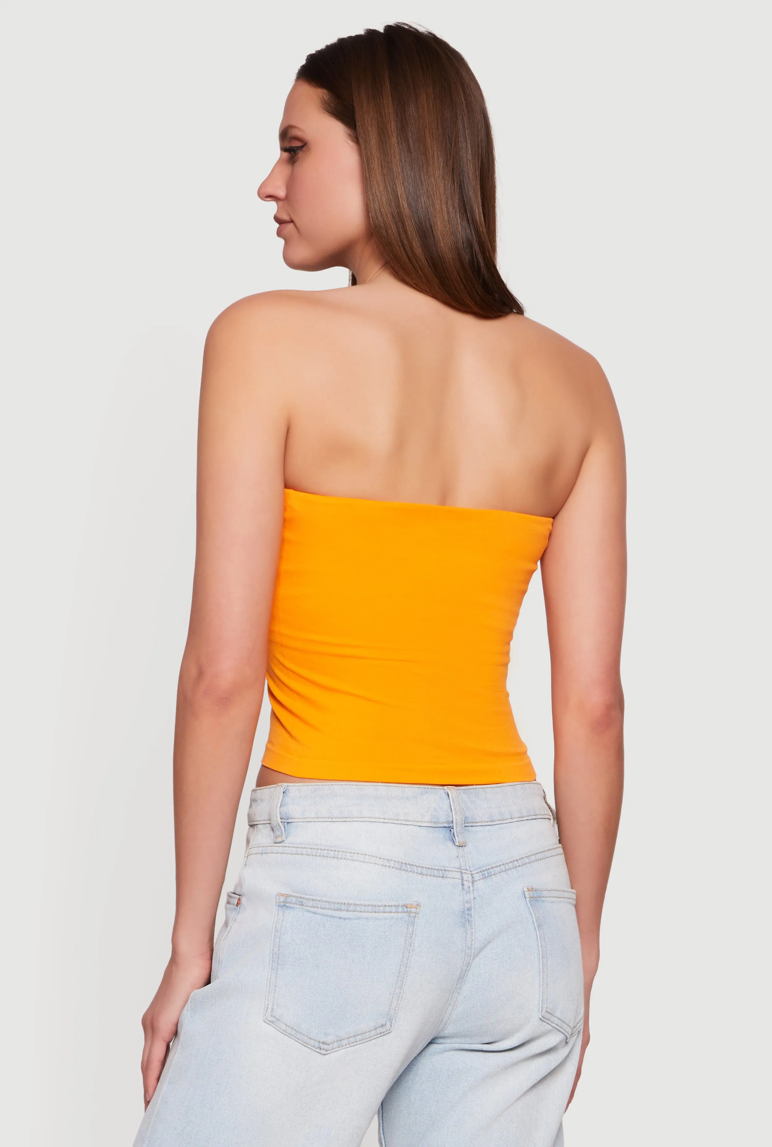 Seamless Tube Top with Shelf Bra sold by Rainbow product image thumbnail 5