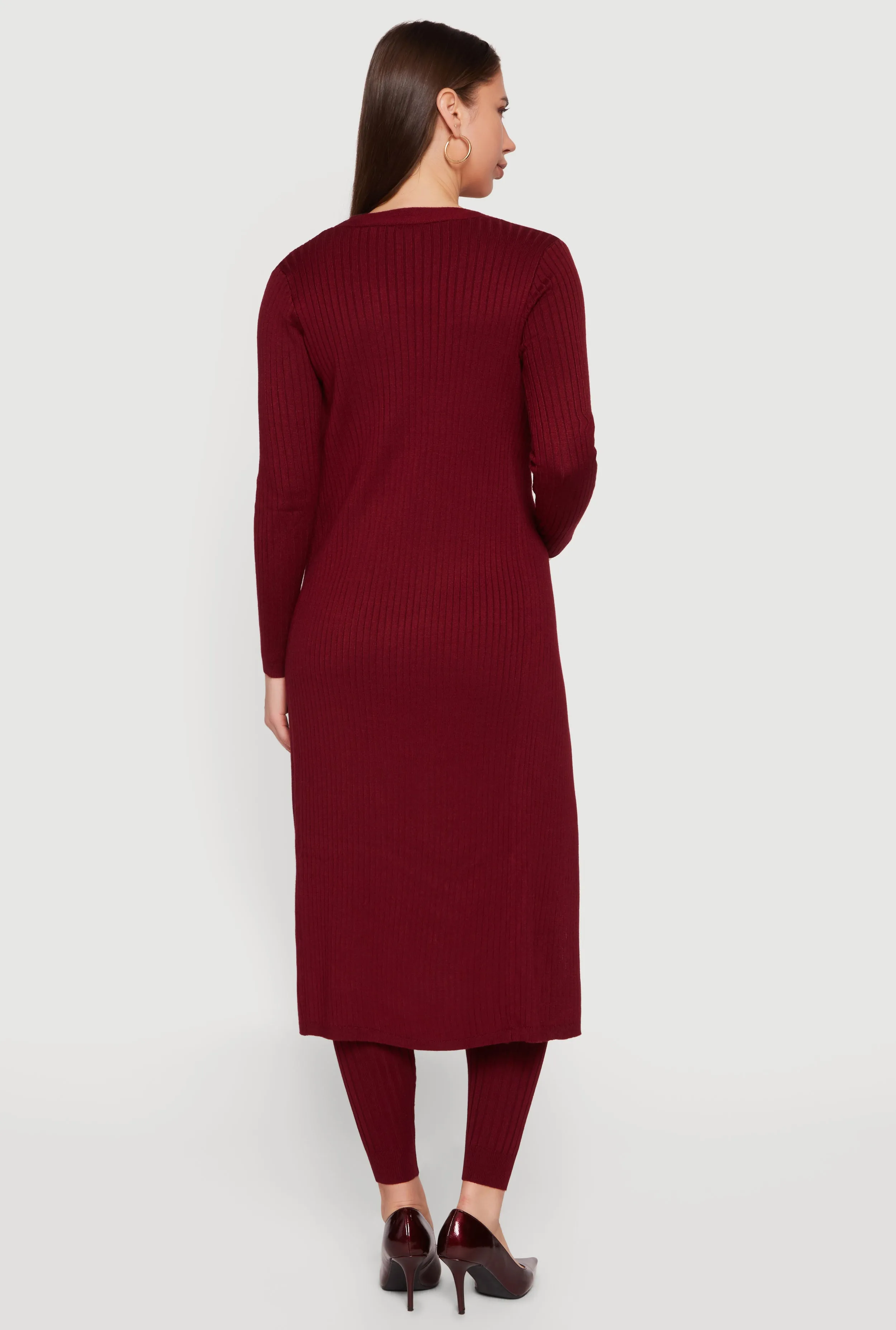 Daisy Ribbed Knit Open Front Duster sold by Rainbow product image thumbnail 3