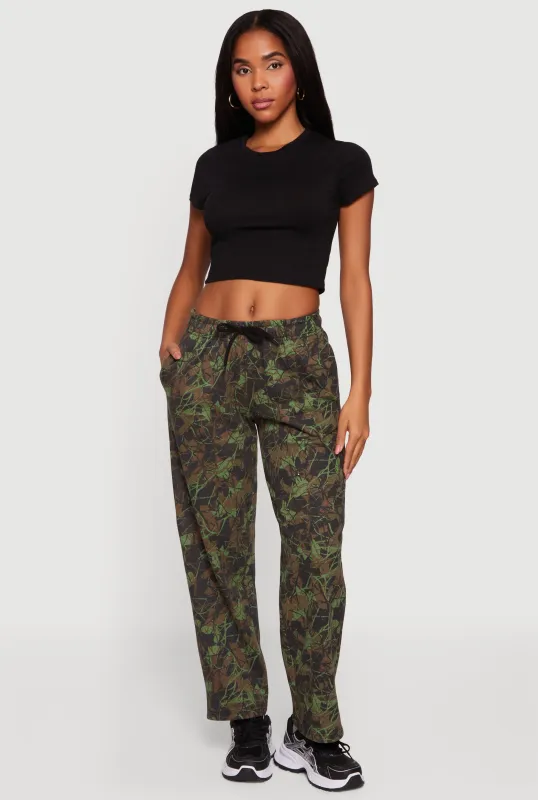 Hunter Camo Drawstring Waist Sweatpants sold by Rainbow