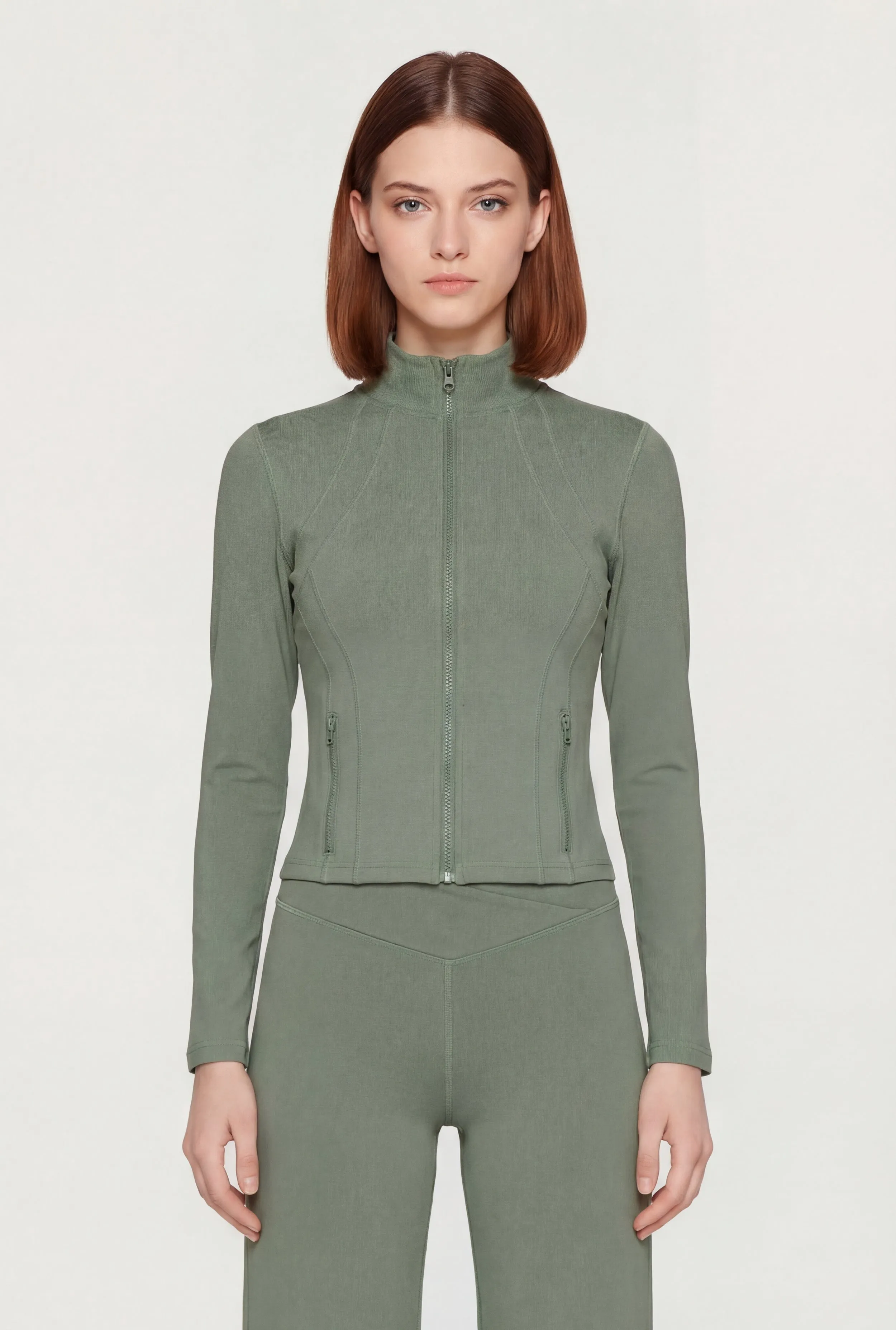 Long Sleeve Zip Front Track Jacket sold by Rainbow