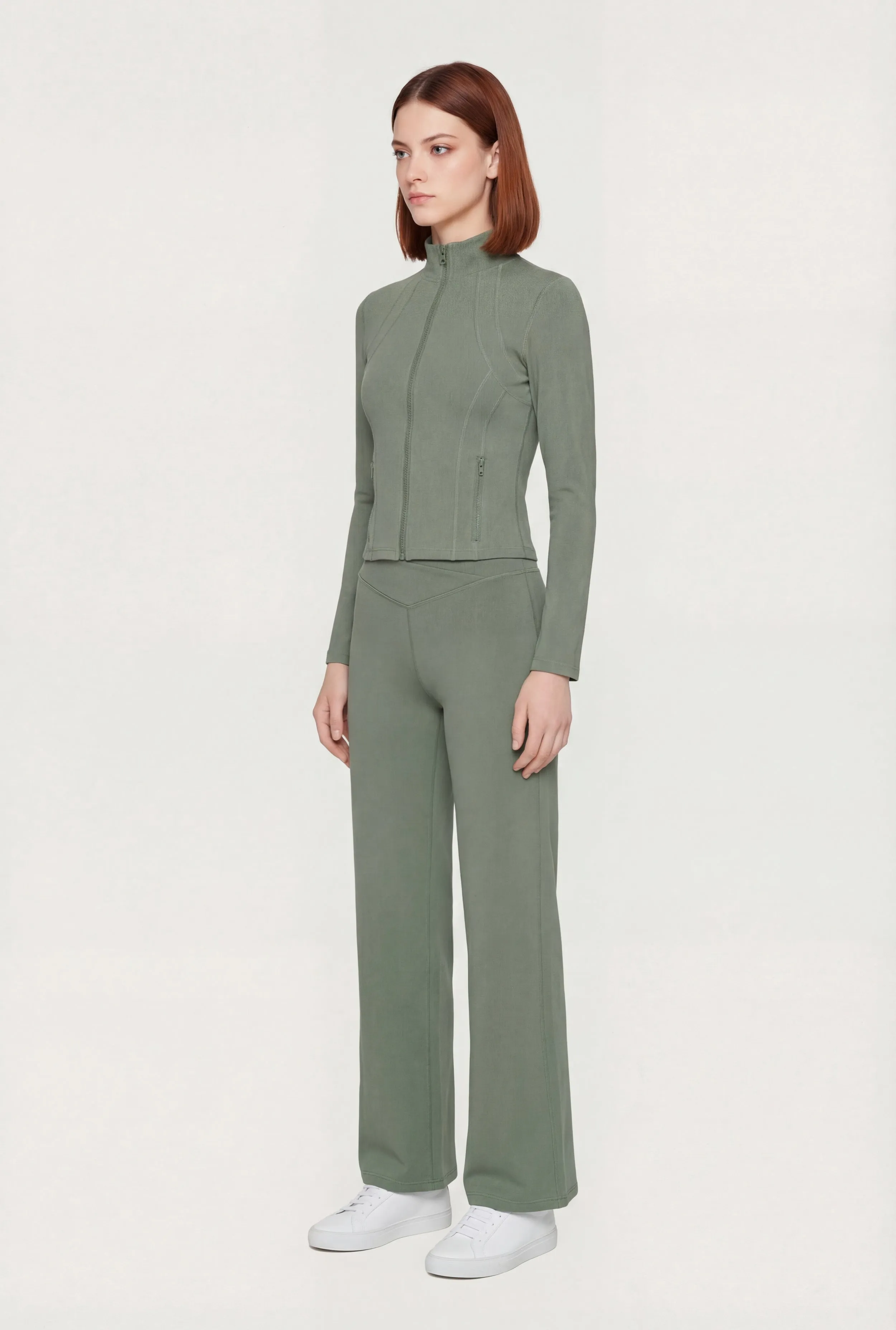 Long Sleeve Zip Front Track Jacket sold by Rainbow product image thumbnail 3