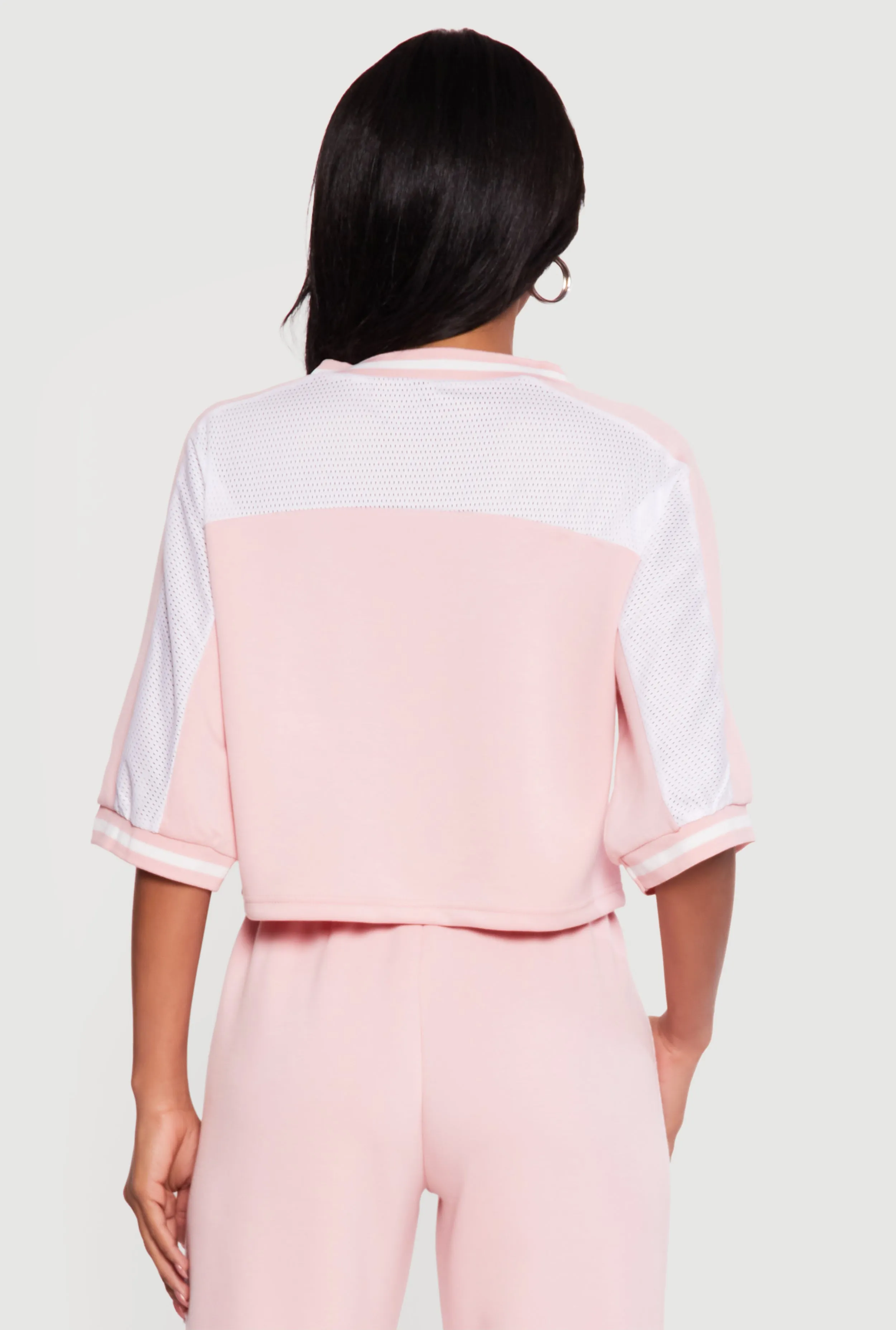 Brat Graphic Cropped Jersey Top sold by Rainbow product image thumbnail 5