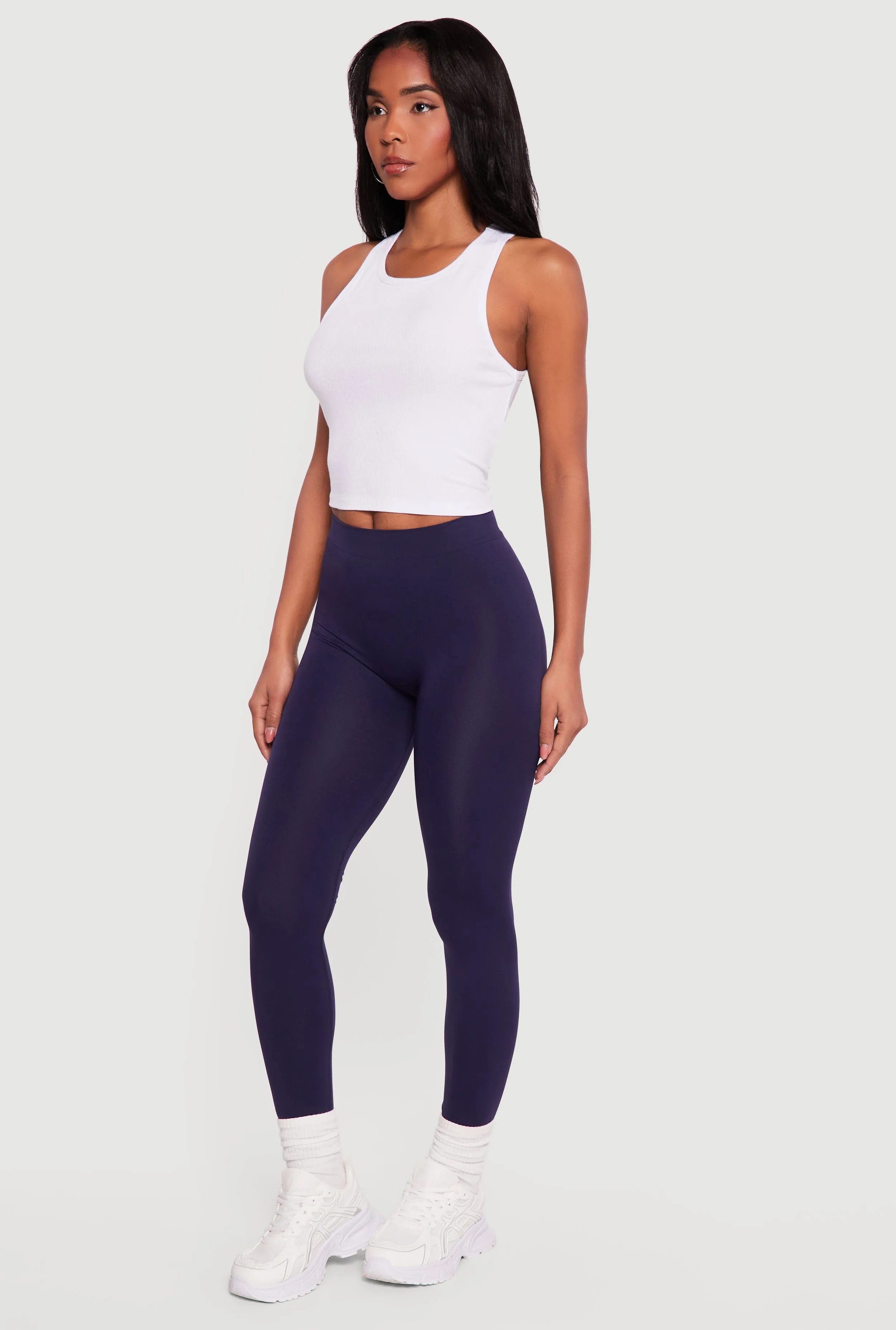 High Waisted Seamless Stretchy Leggings sold by Rainbow product image thumbnail 2