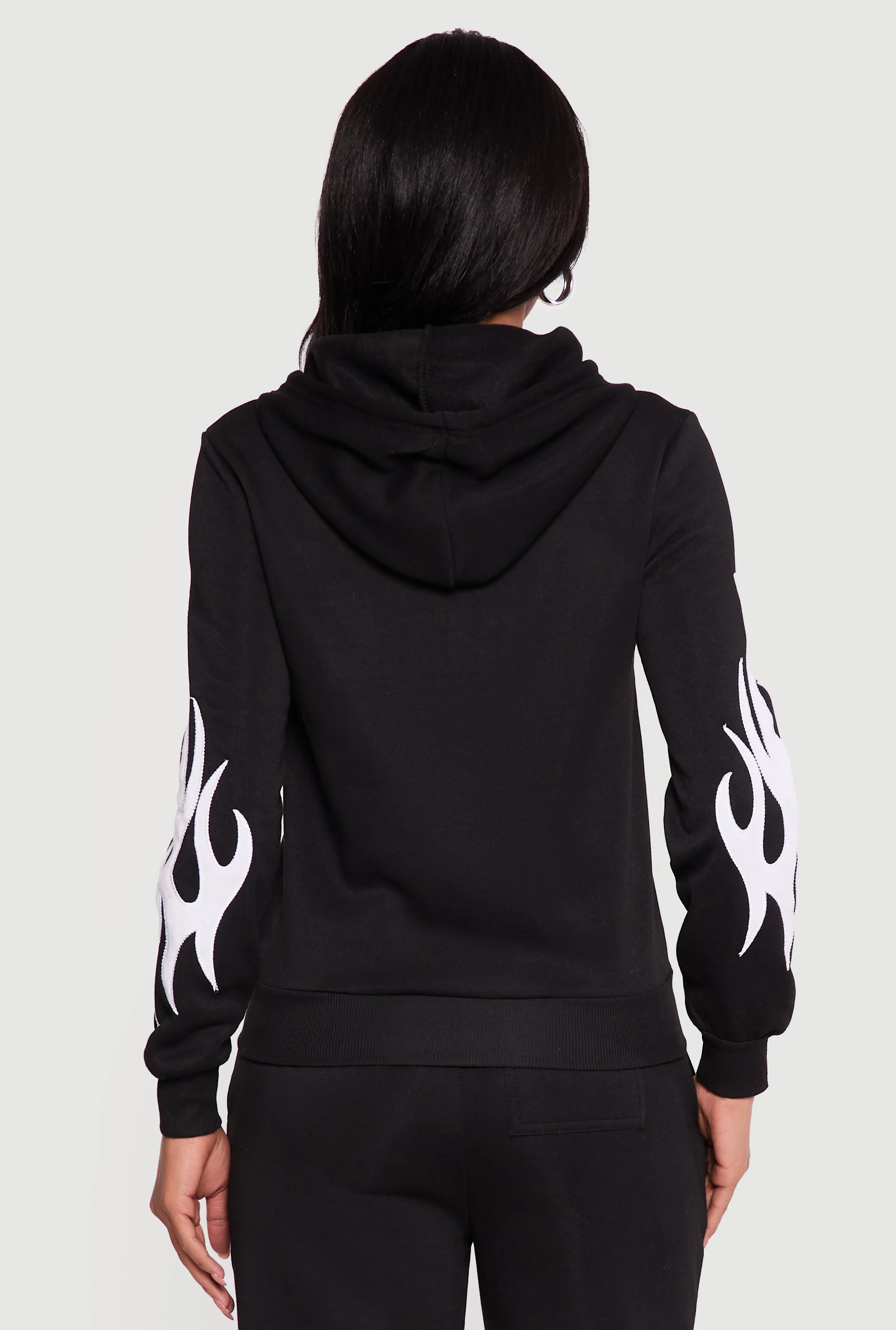 The One Graphic Patch Zip Front Hoodie sold by Rainbow product image thumbnail 5