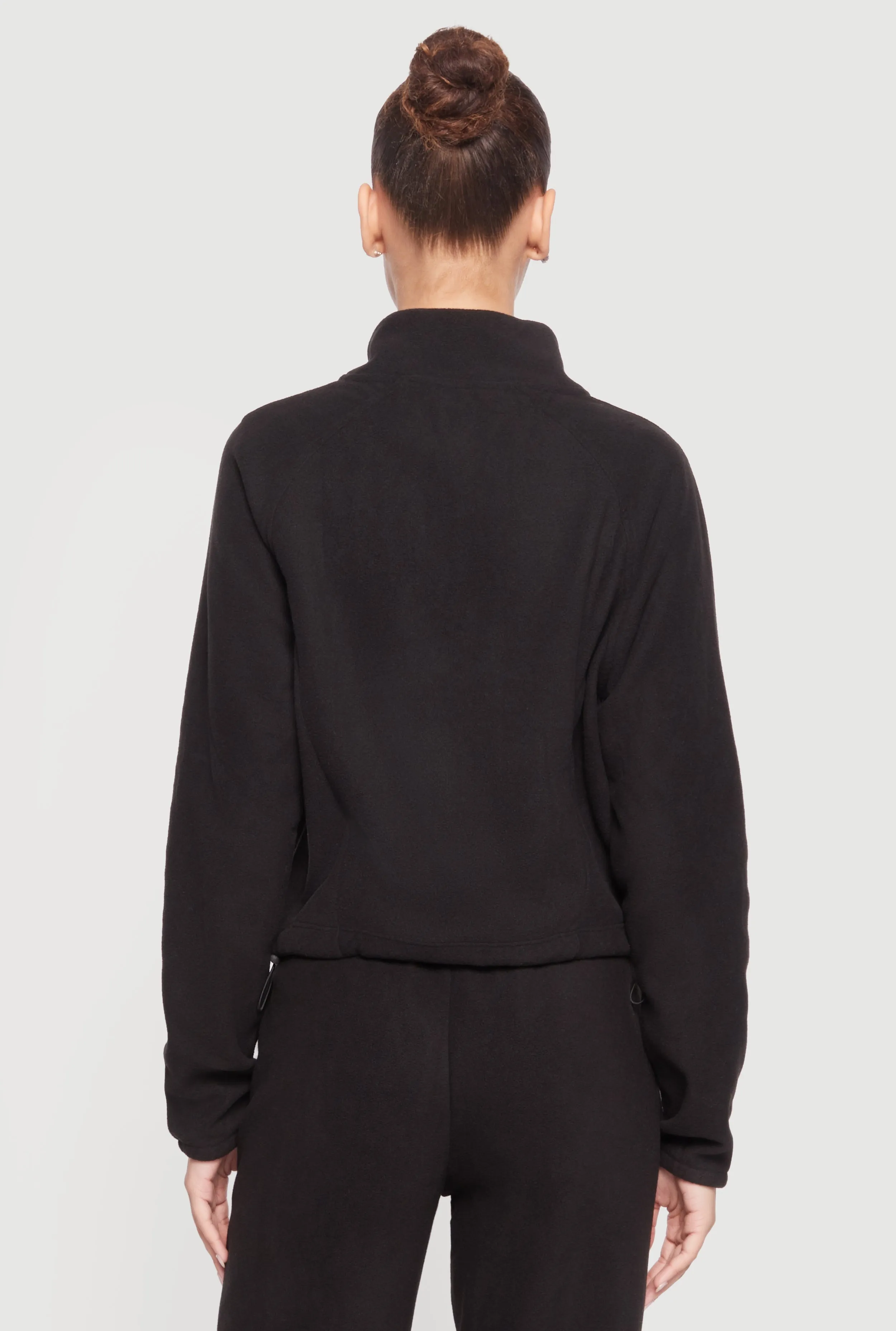 Raglan Sleeve Zip Front Mock Neck Track Jacket sold by Rainbow product image thumbnail 5