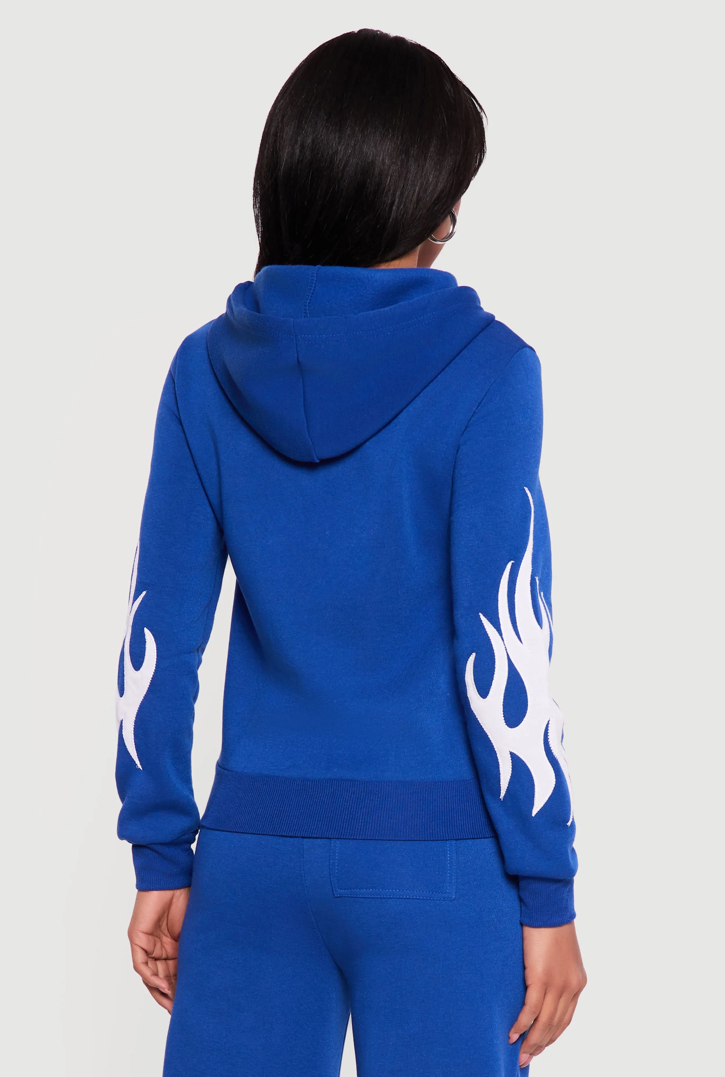 The One Graphic Patch Zip Front Hoodie sold by Rainbow product image thumbnail 5