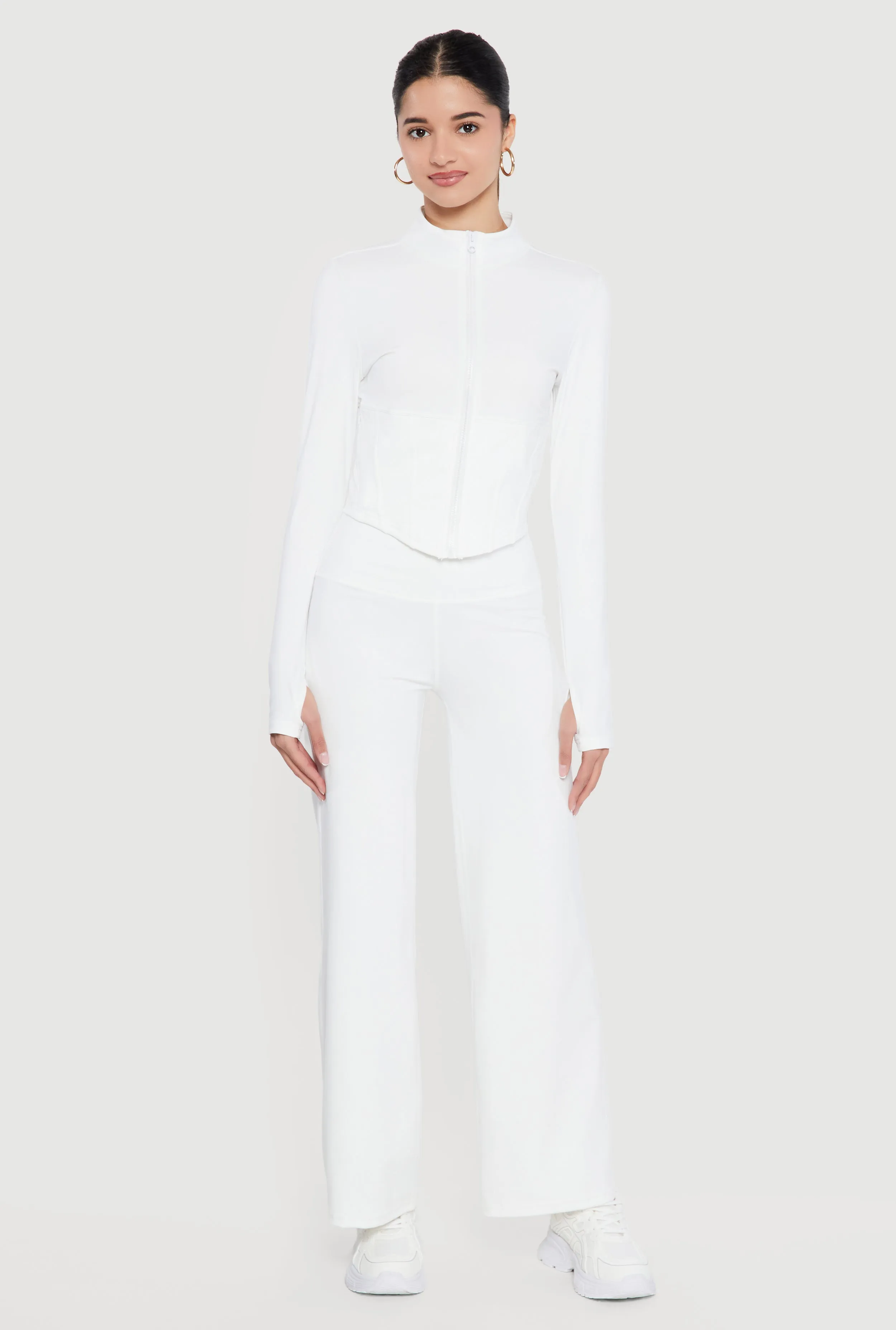 High Waisted Wide Leg Yoga Pants sold by Rainbow