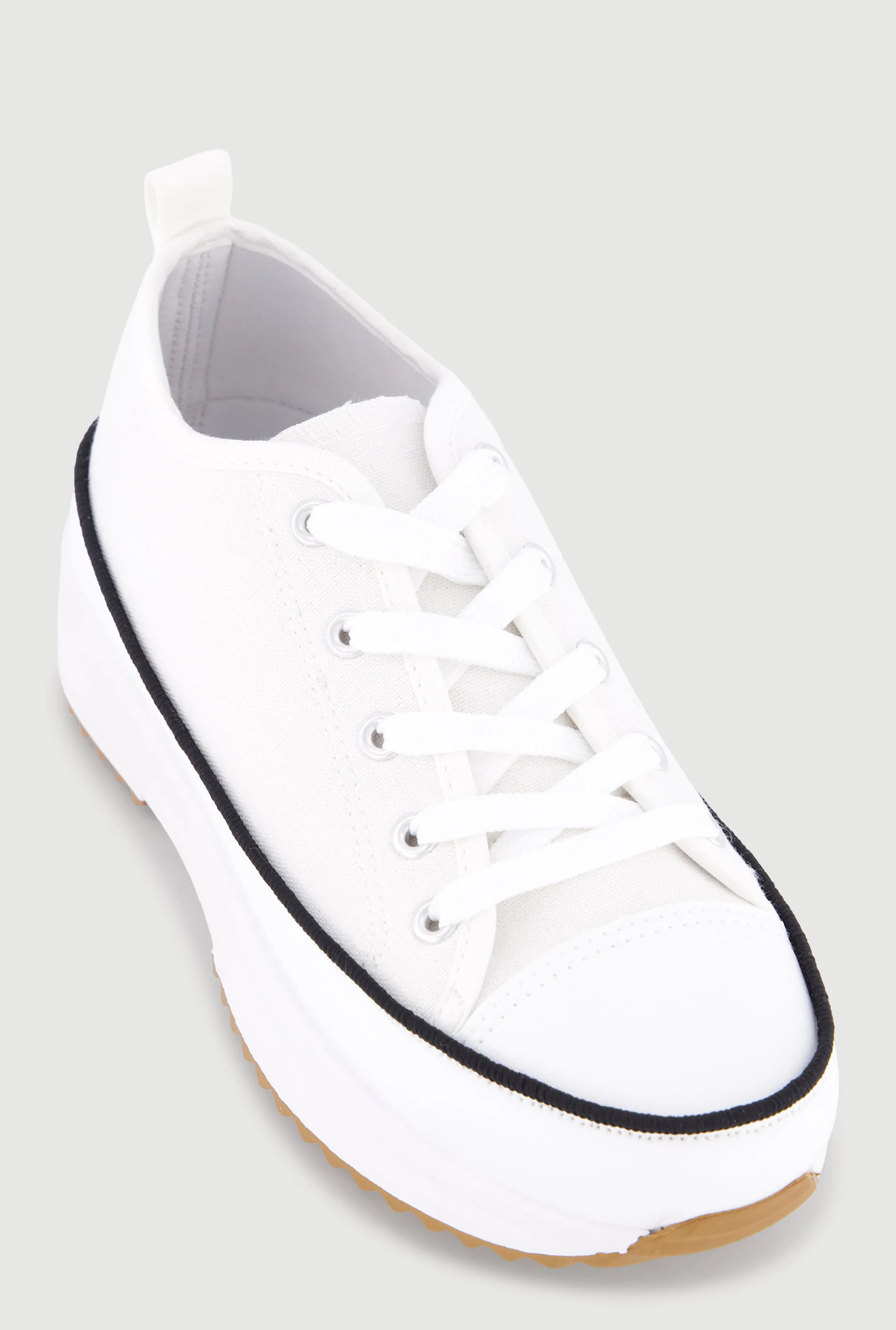 Canvas Chunky Platform Sneakers sold by Rainbow