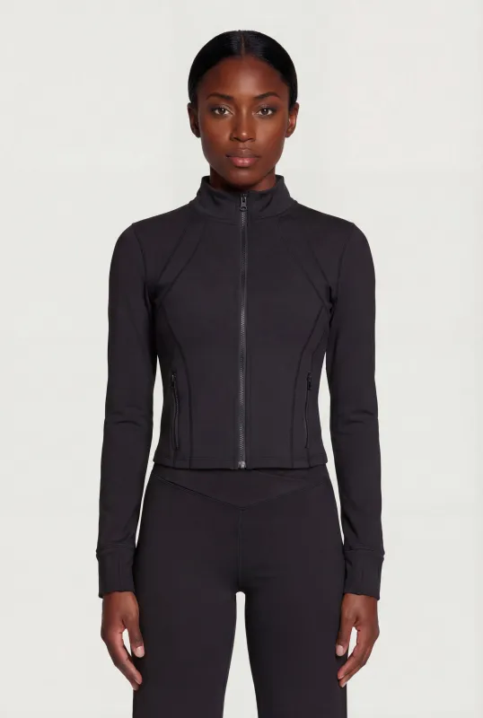 Long Sleeve Zip Front Track Jacket sold by Rainbow