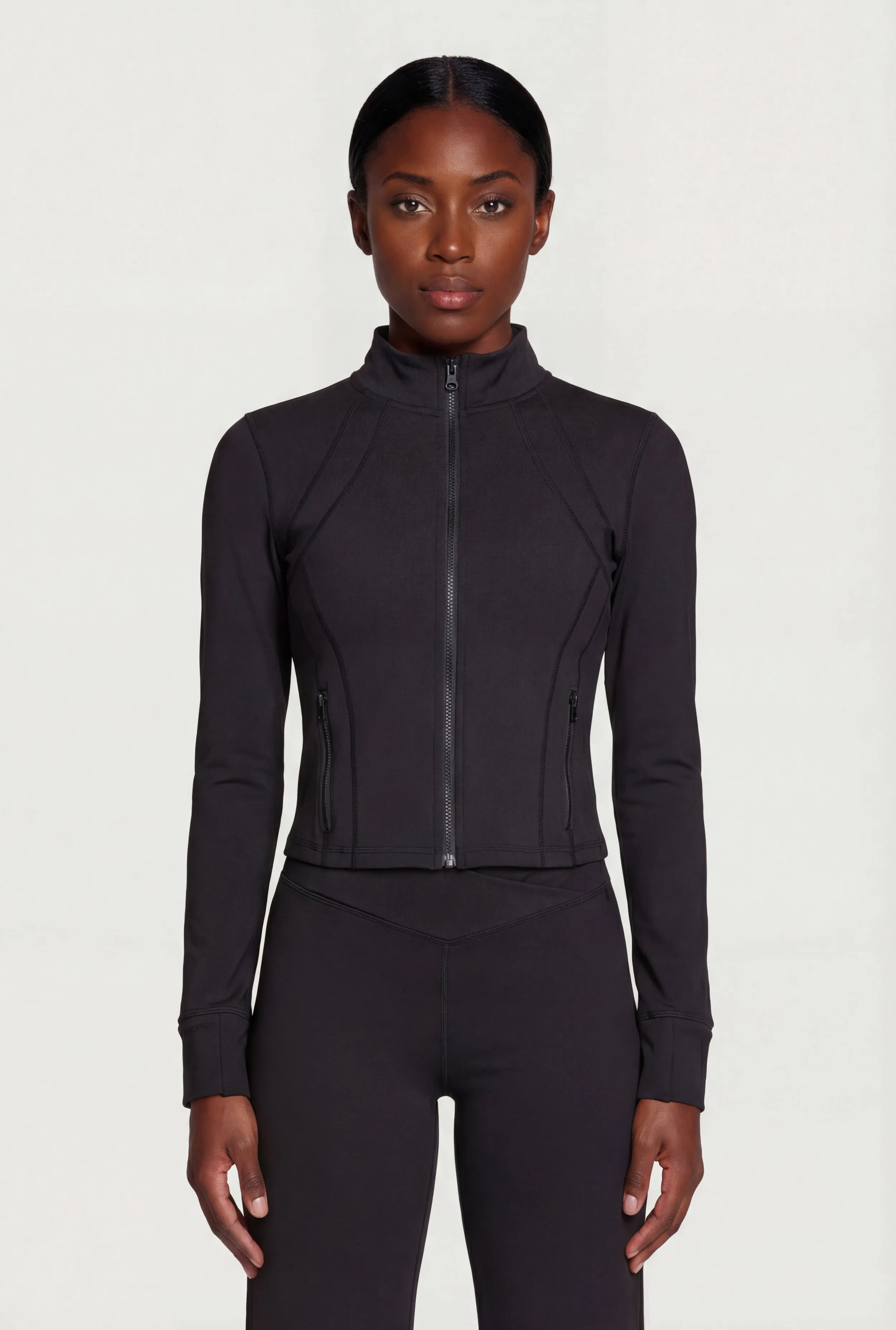 Long Sleeve Zip Front Track Jacket sold by Rainbow