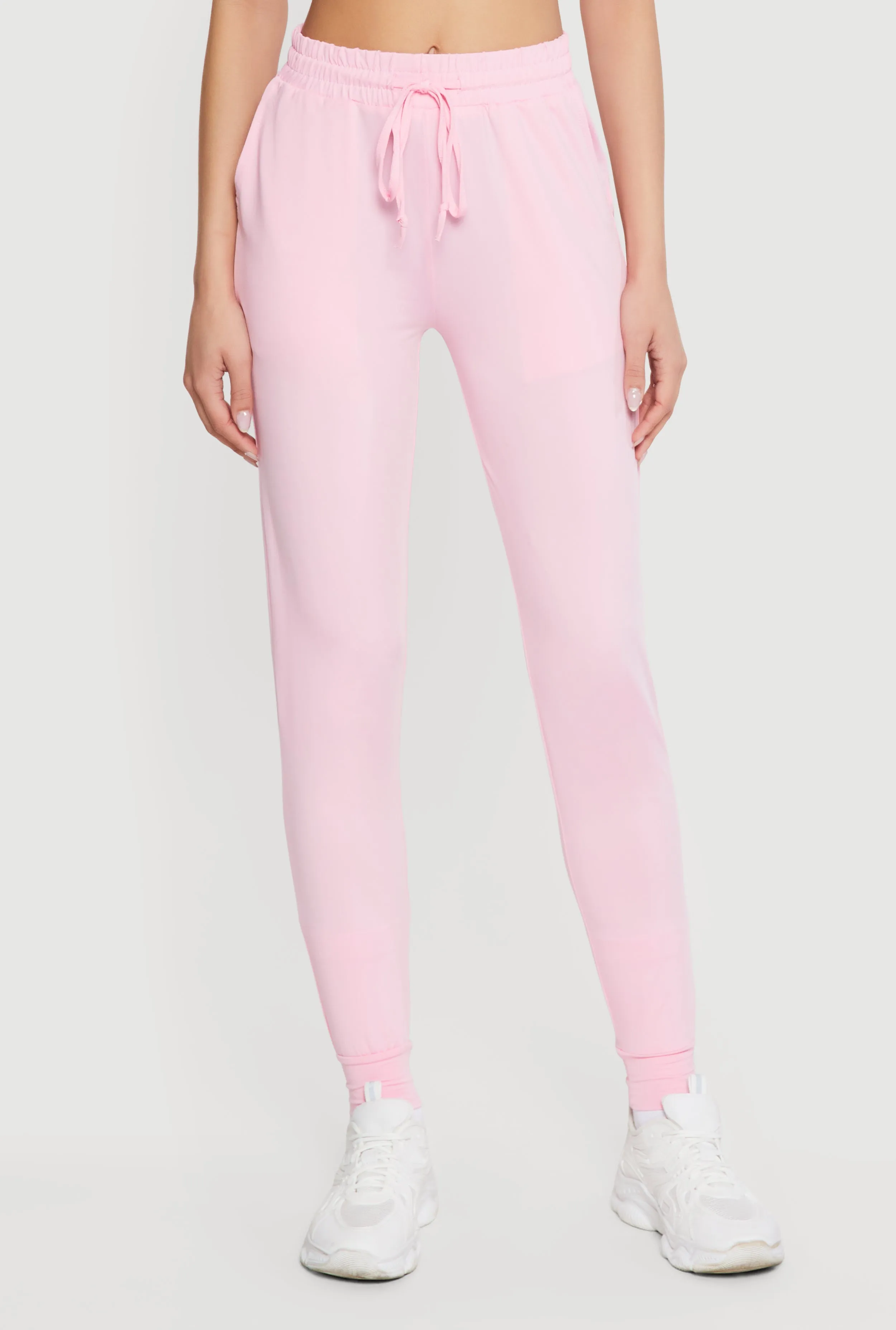 Trendy Mid Rise Drawstring Waist Joggers sold by Rainbow product image thumbnail 3