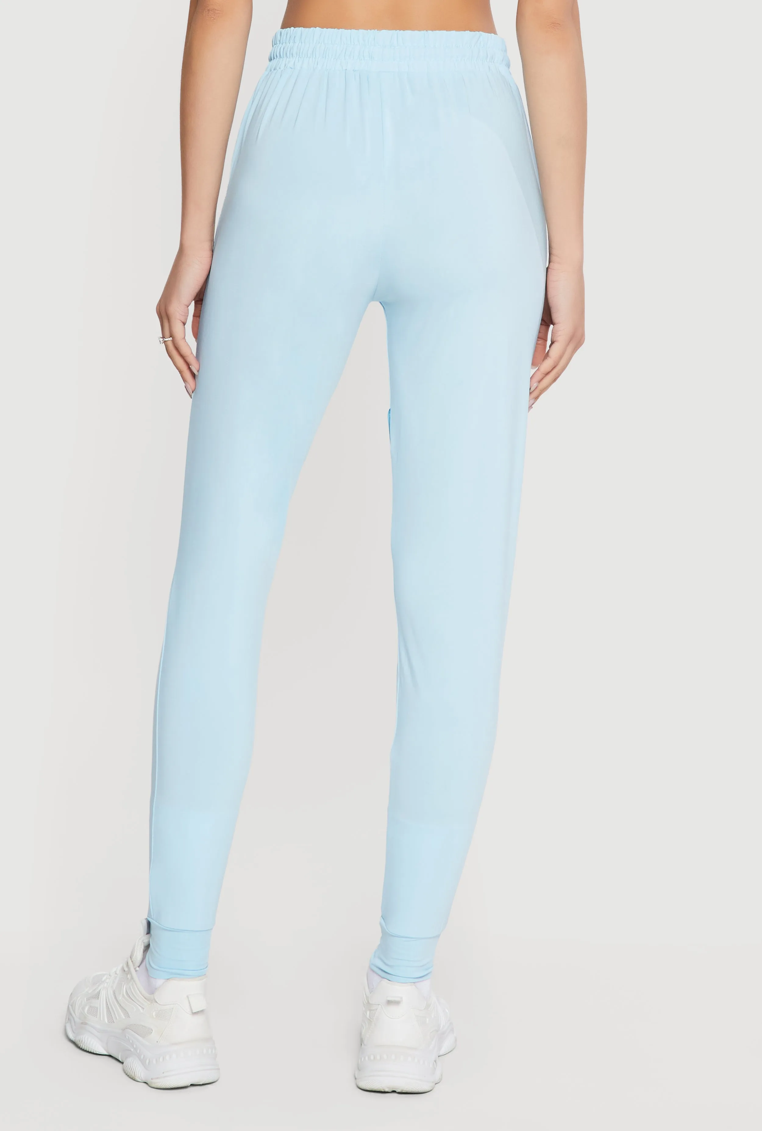 Trendy Mid Rise Drawstring Waist Joggers sold by Rainbow product image thumbnail 5