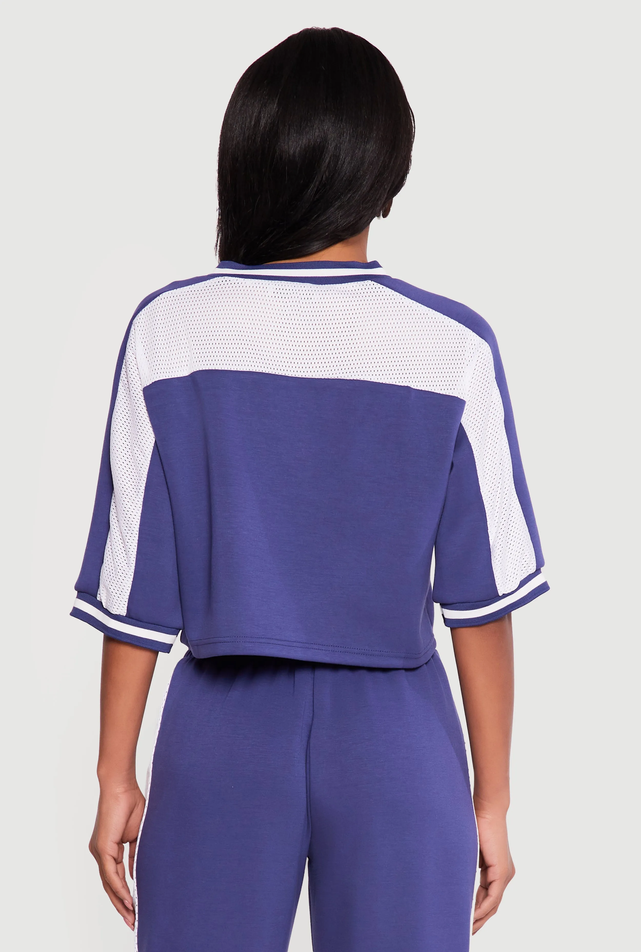 Brat Graphic Cropped Jersey Top sold by Rainbow product image thumbnail 5