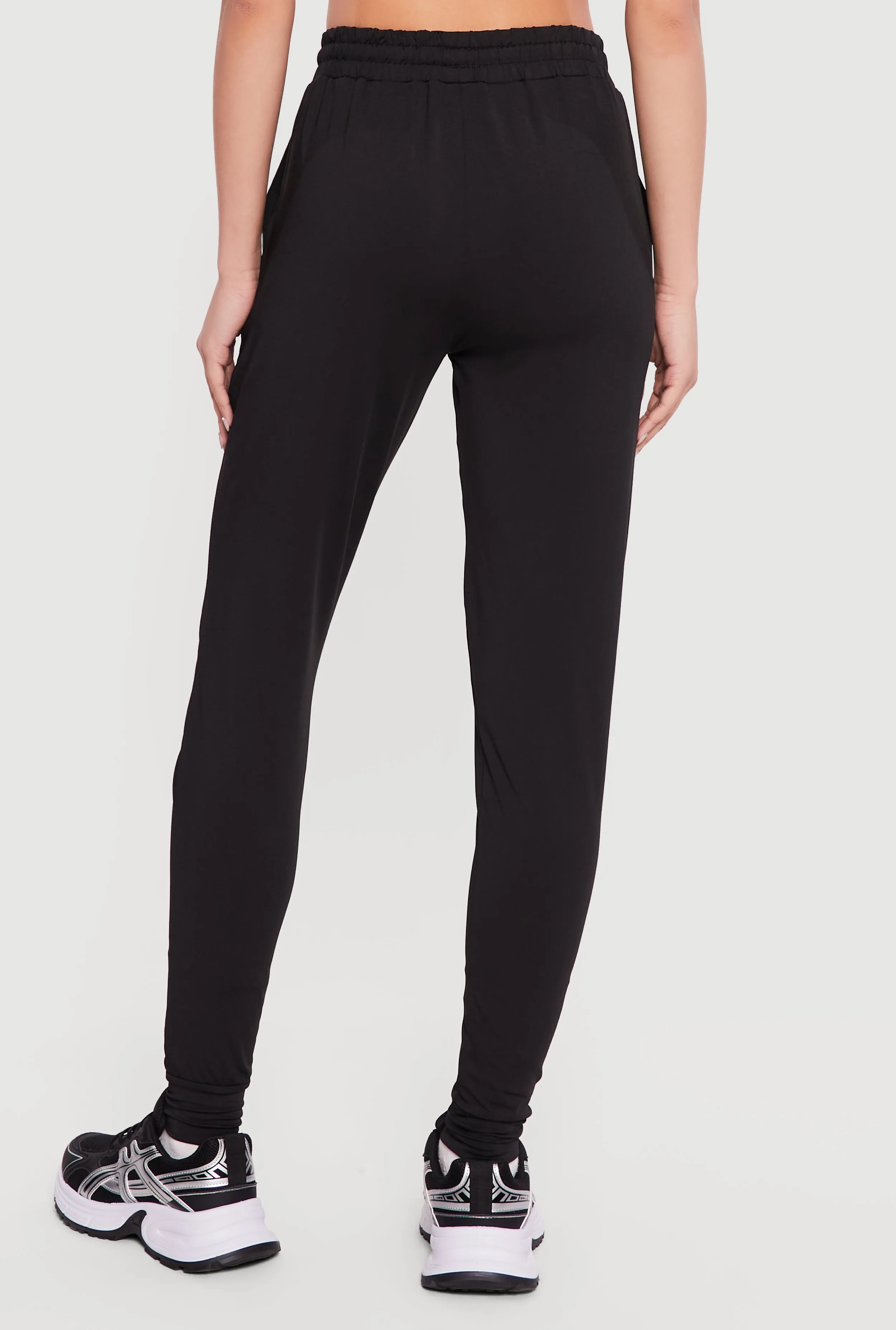 Trendy Mid Rise Drawstring Waist Joggers sold by Rainbow product image thumbnail 5