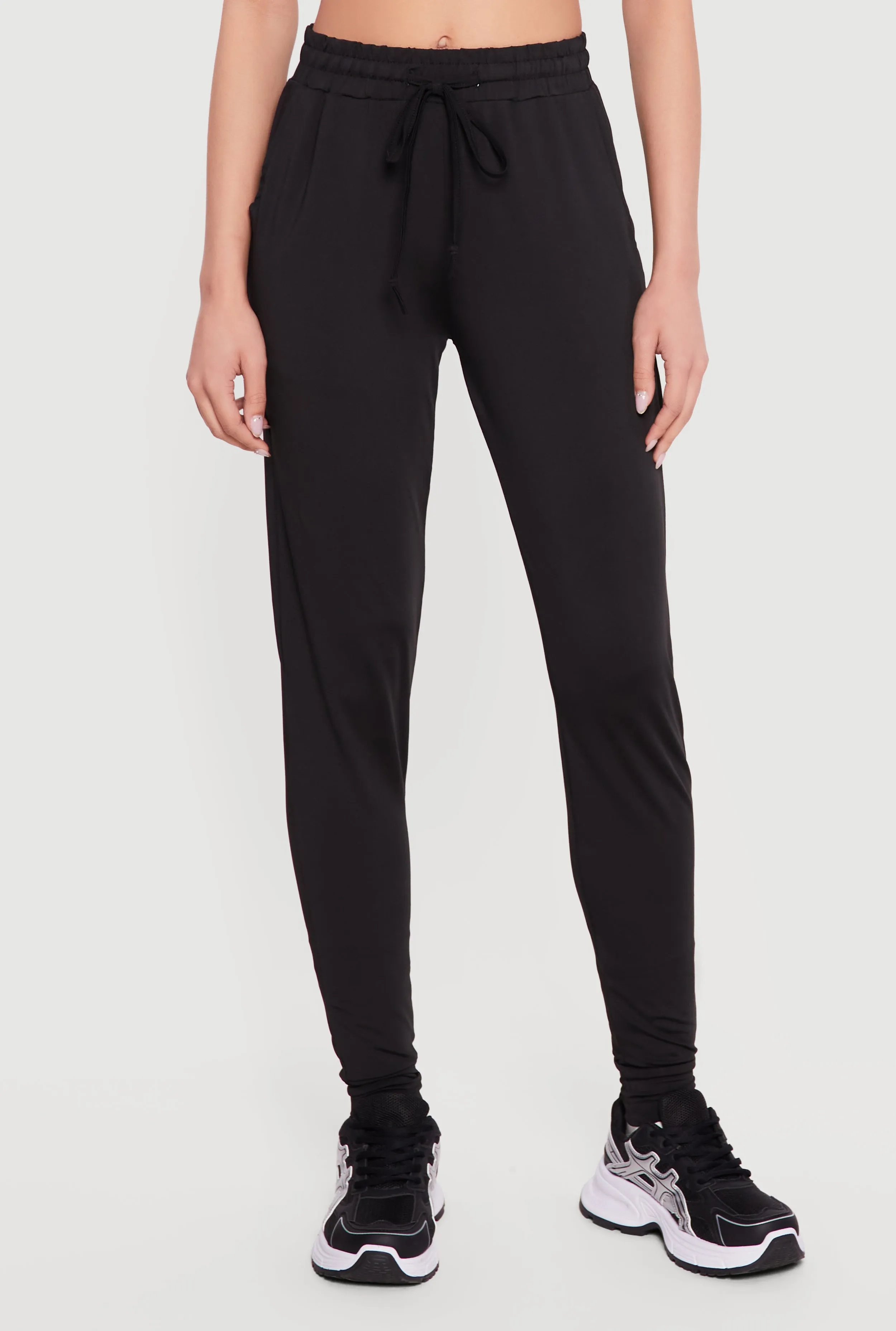 Trendy Mid Rise Drawstring Waist Joggers sold by Rainbow product image thumbnail 3