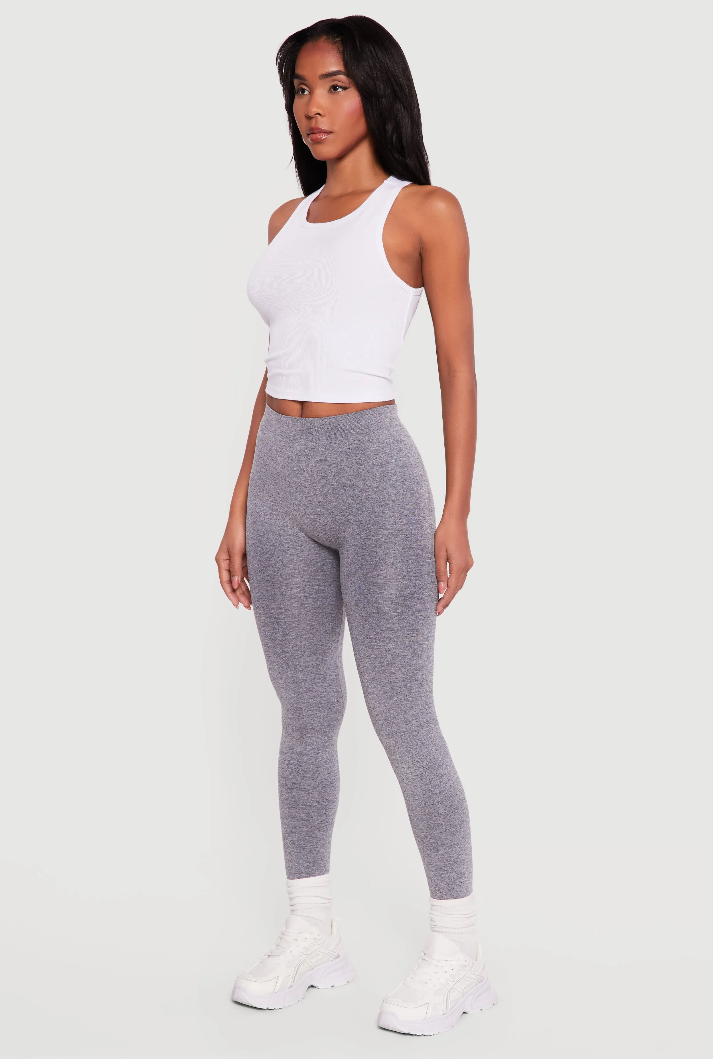 High Waisted Seamless Stretchy Leggings sold by Rainbow product image thumbnail 2